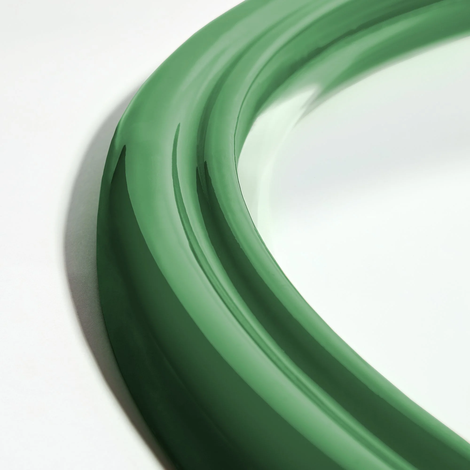 Smaller Cinders Mirror in Forest Green - Image 4