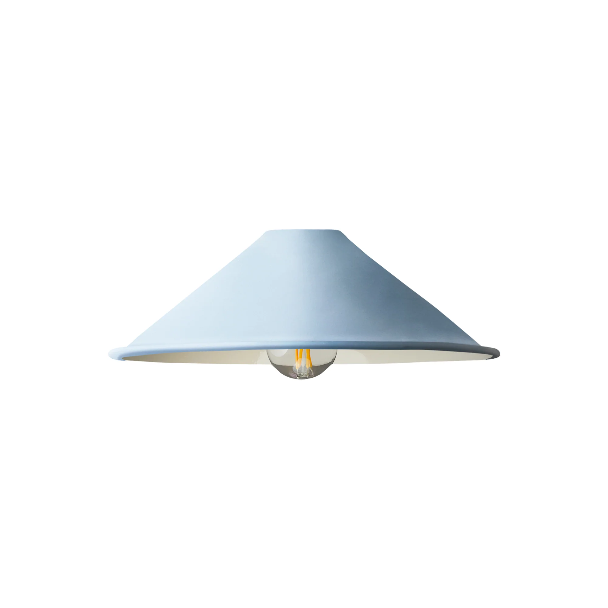Smaller Cookie shade in windward blue with stone interior