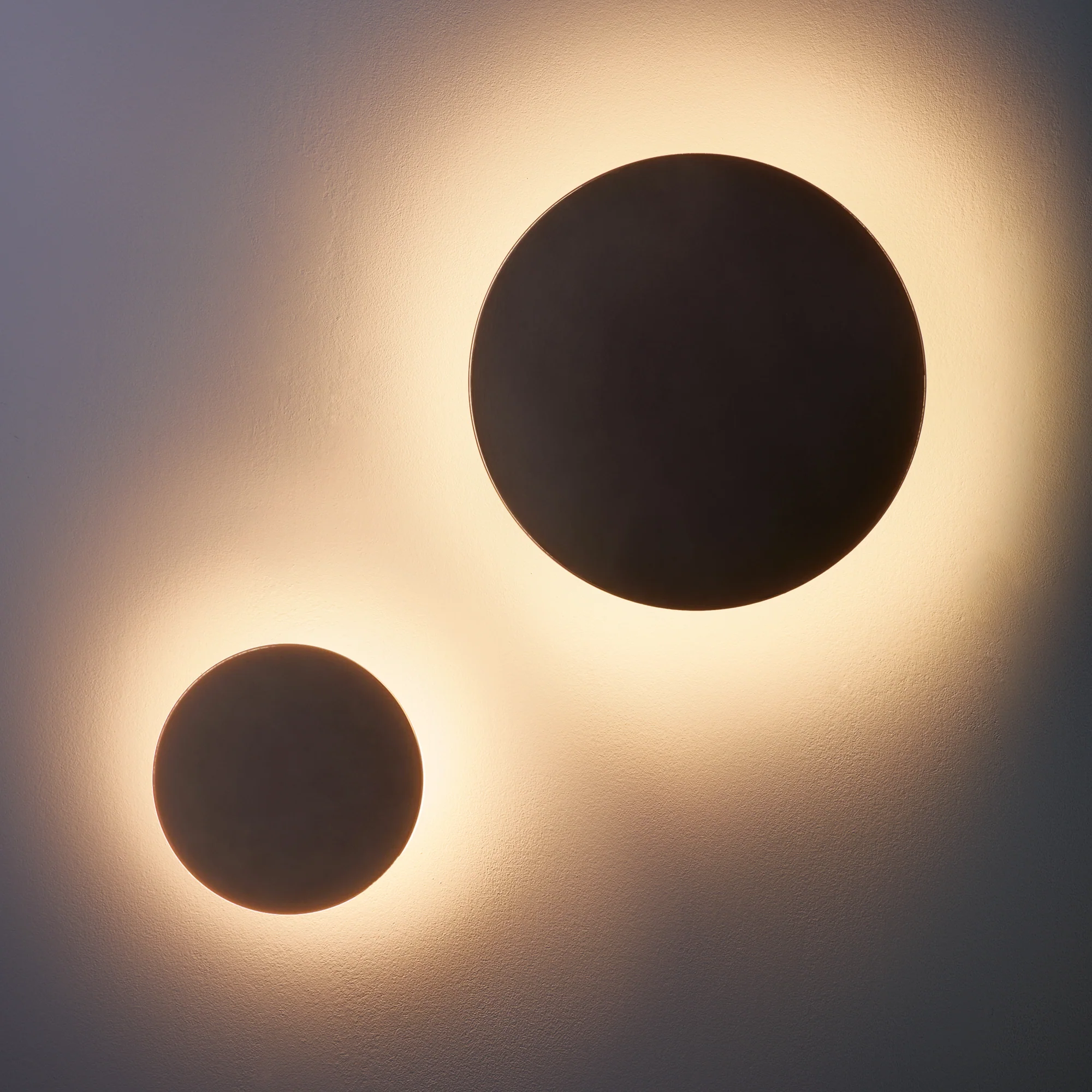 Smaller Helios ip44 wall light in brushed bronze aluminium - Image 4