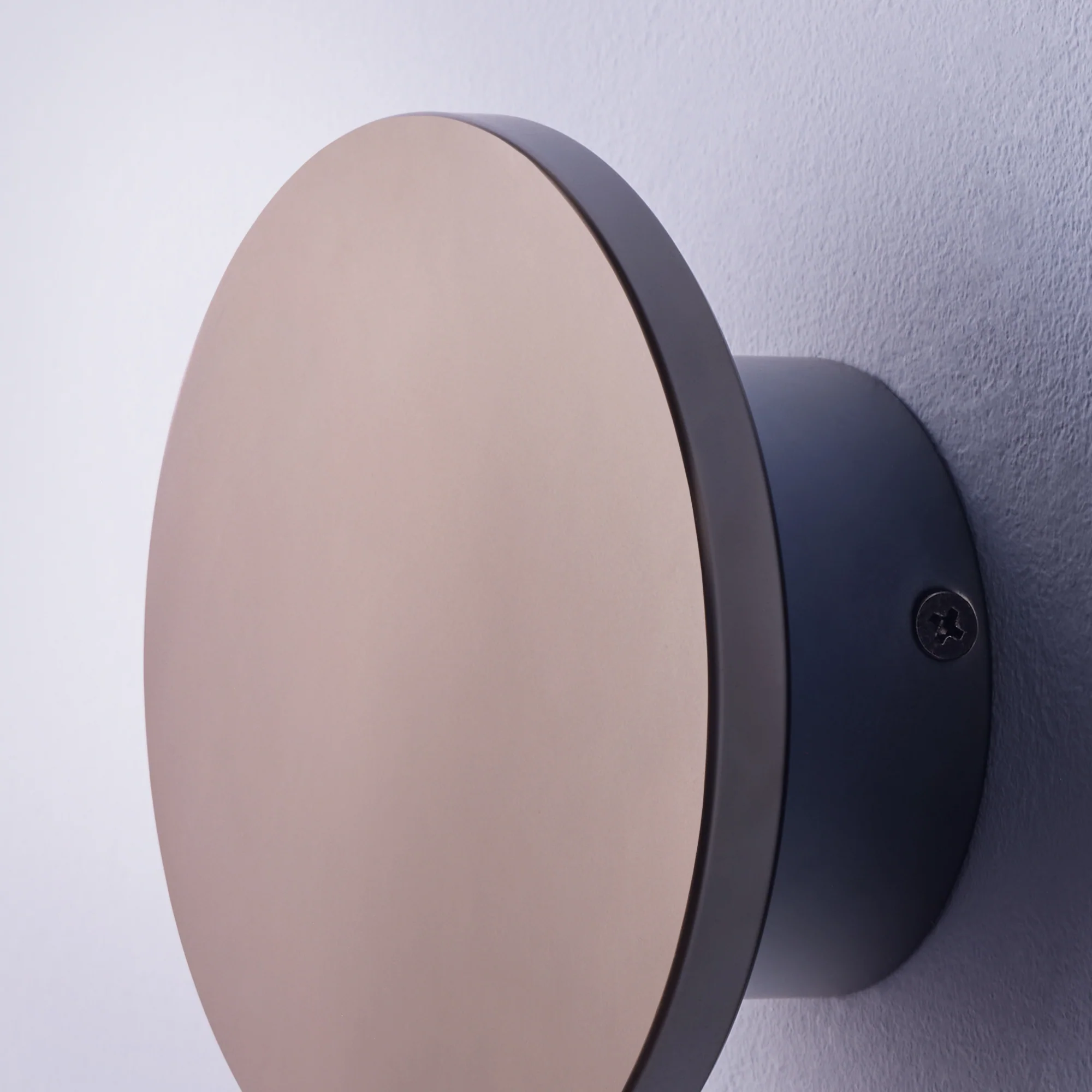 Smaller Helios ip44 wall light in brushed bronze aluminium - Image 9