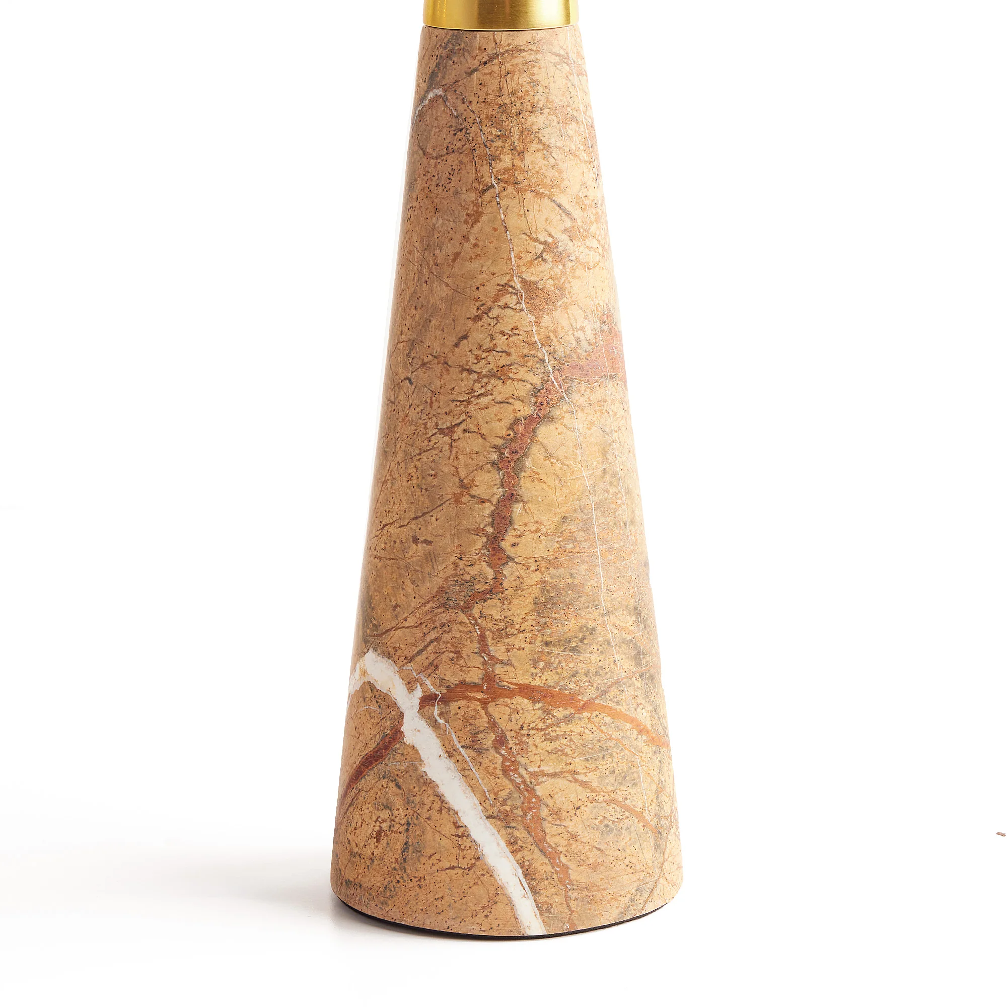 Smaller marmaron rechargeable table lamp in brown - Image 4