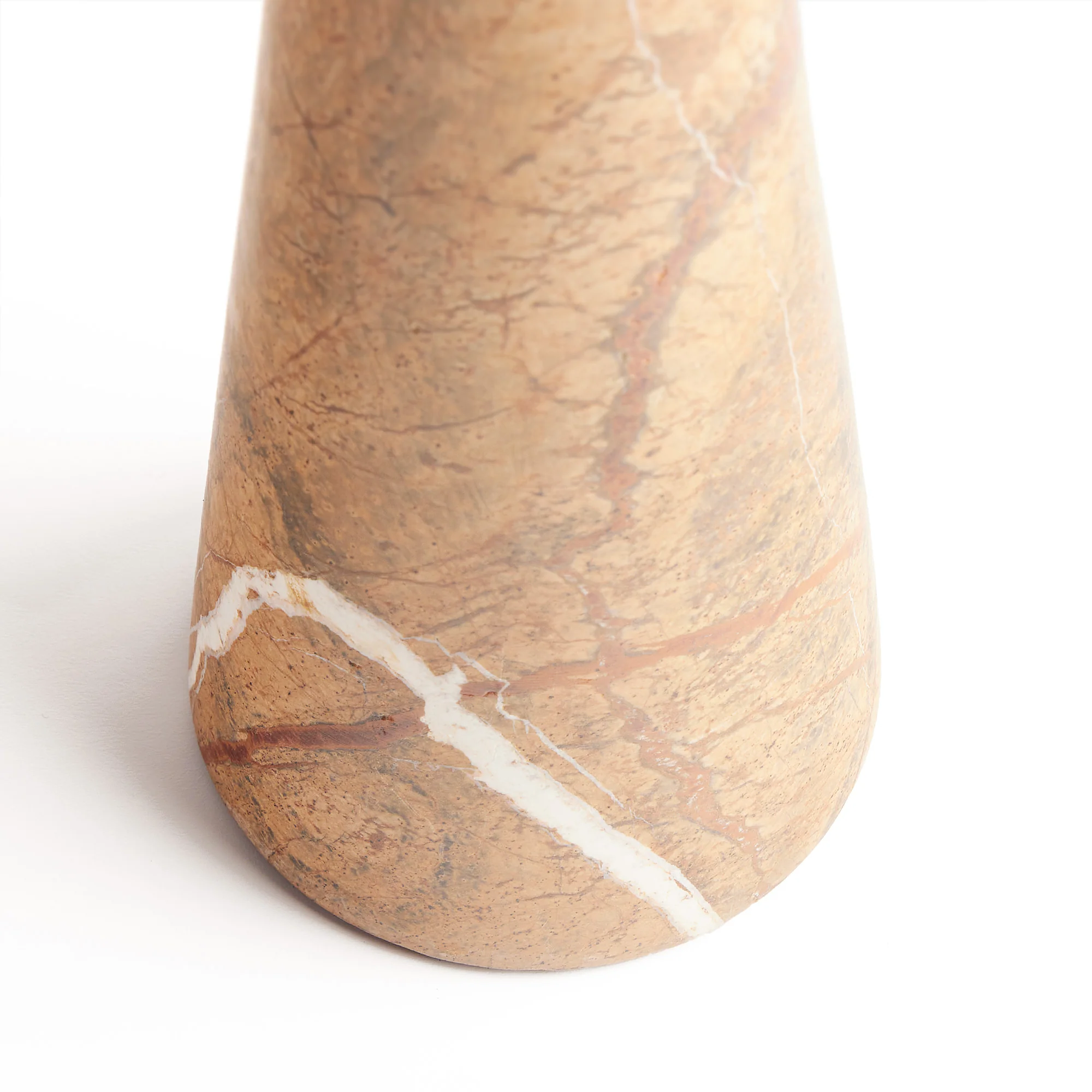 Smaller marmaron rechargeable table lamp in brown - Image 6
