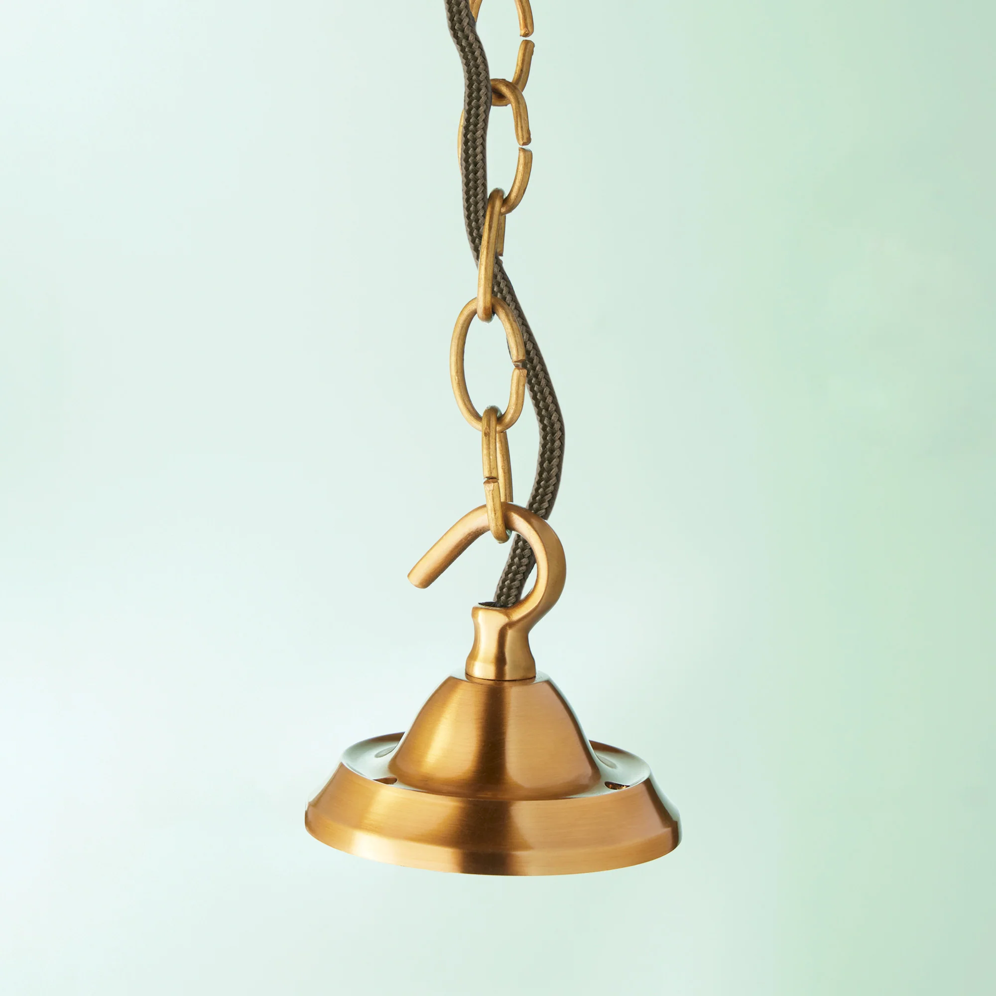 smaller Percy pendant light in clear glass - Image 7