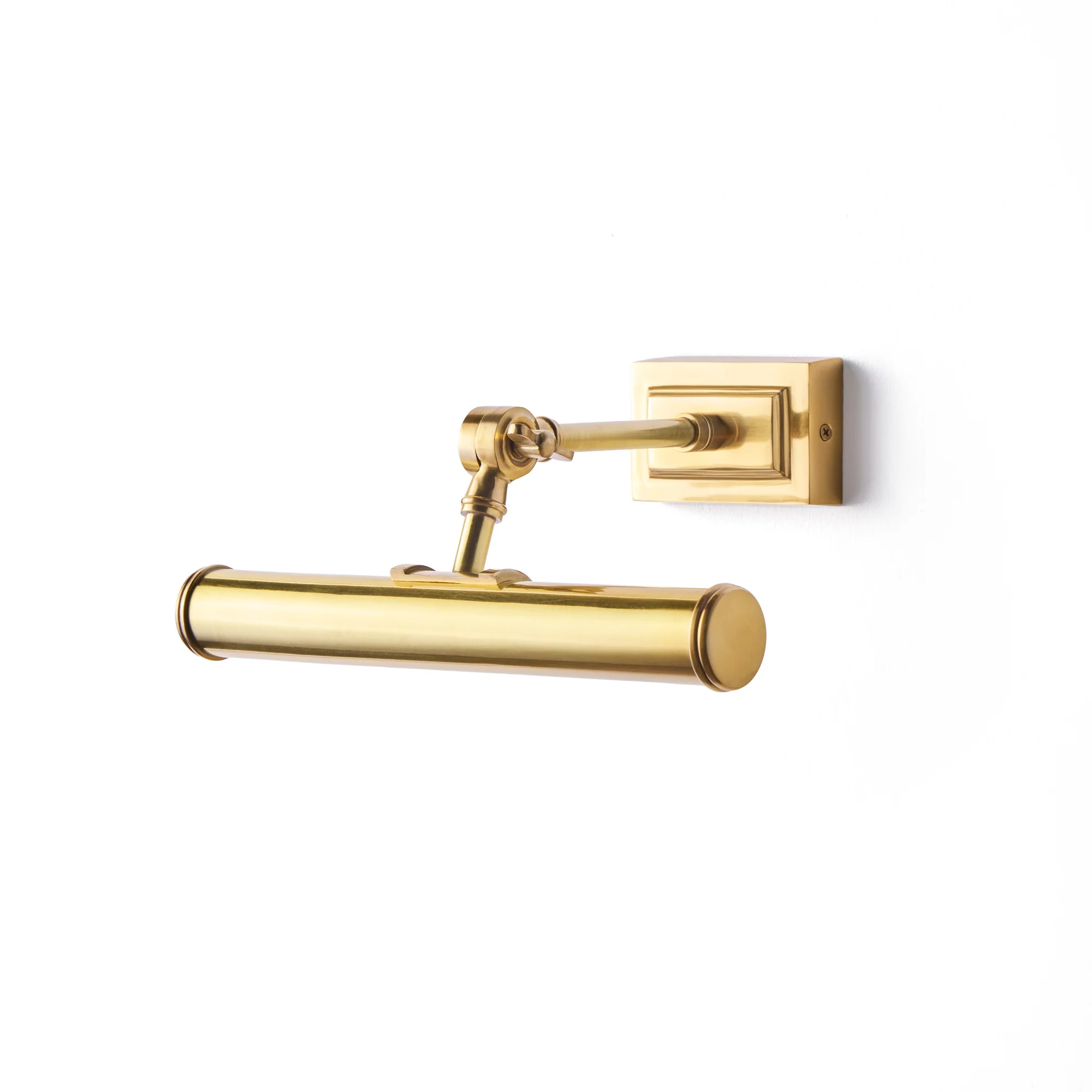 Smaller Pitcheroo picture light in antique brass - Image 8