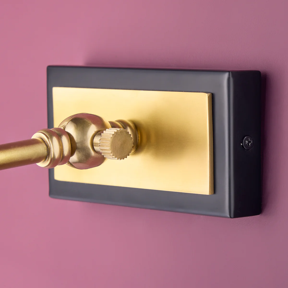 Smaller Pitcheroo picture light in black and brass - Image 3
