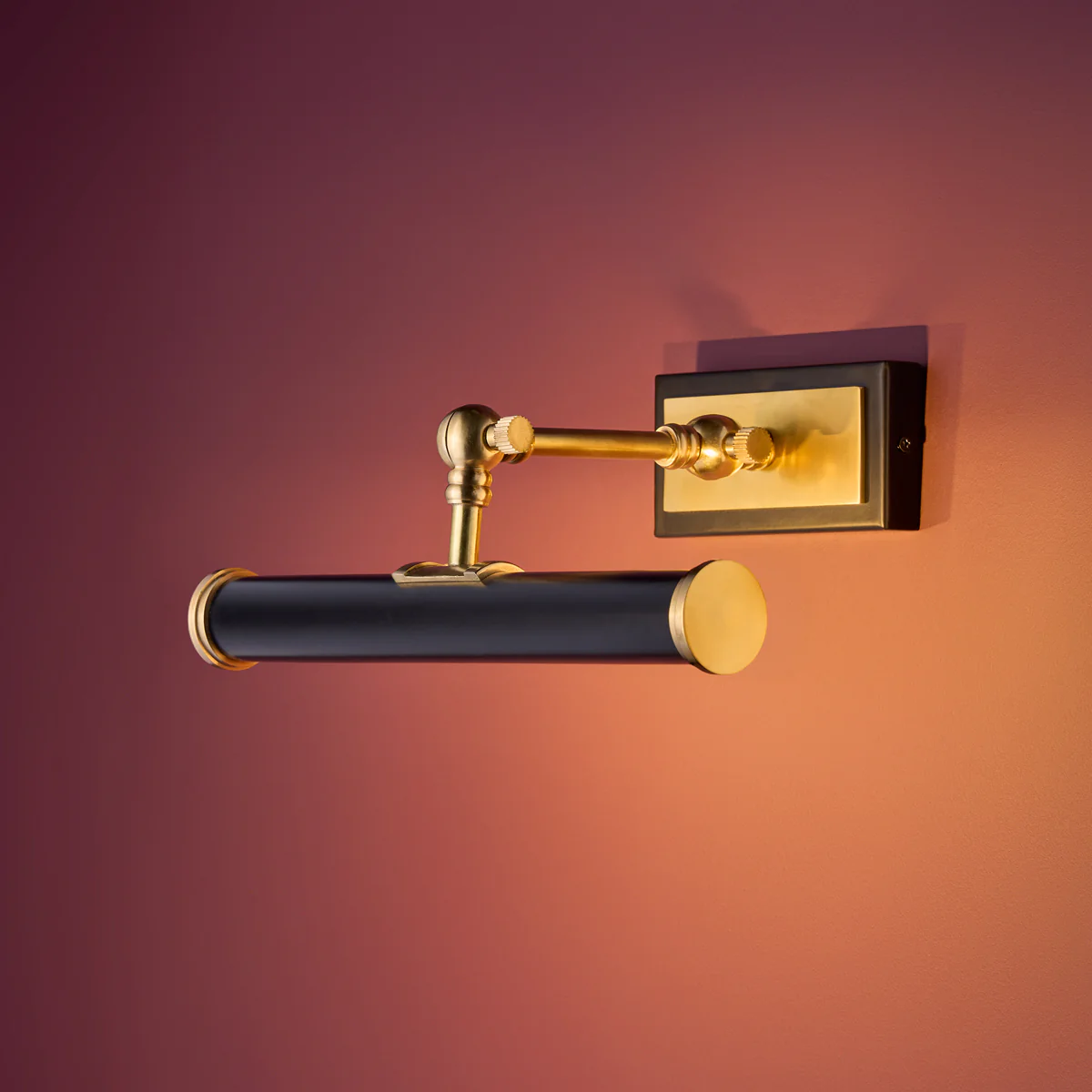 Smaller Pitcheroo picture light in black and brass - Image 6