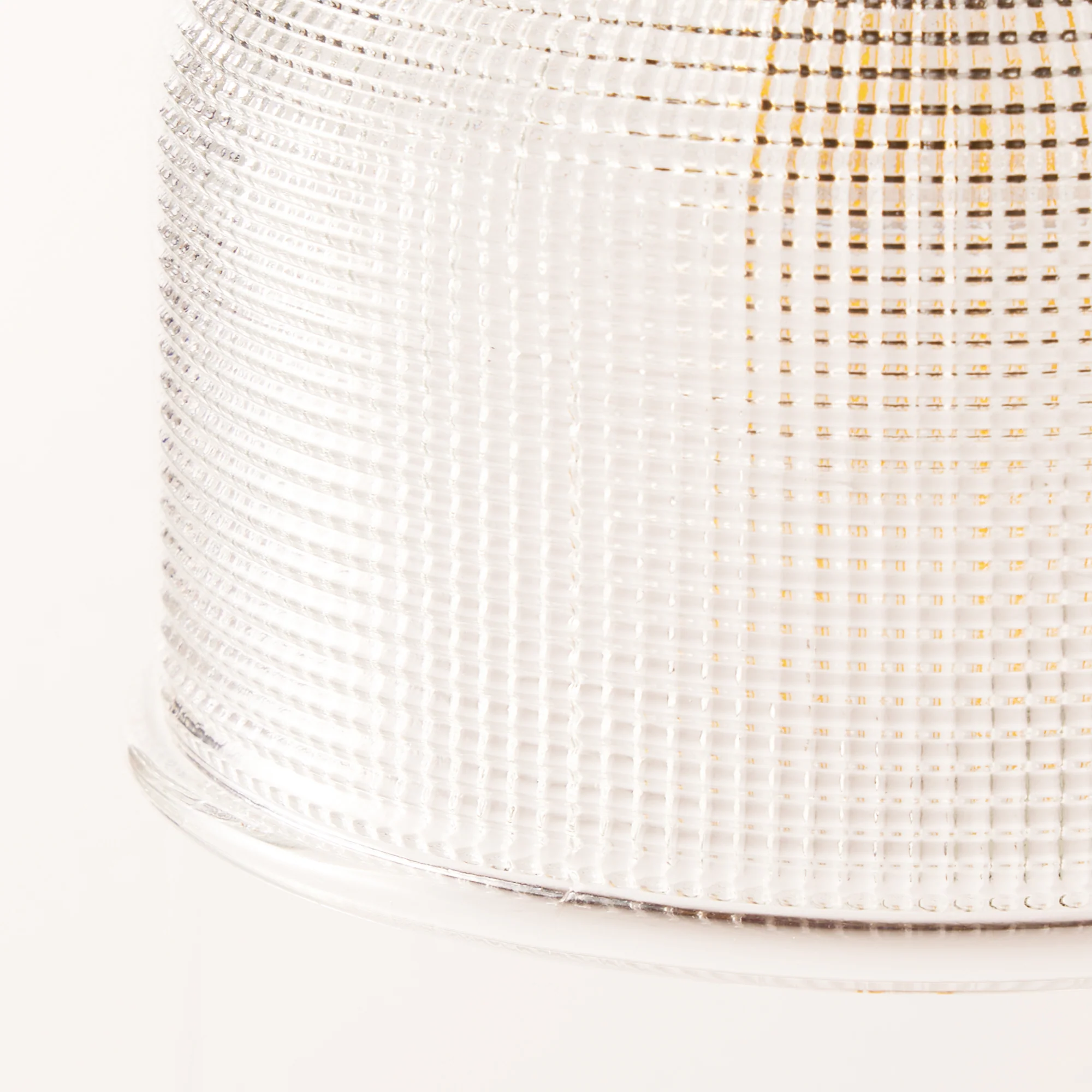 Smaller Plexus shade in waffle glass - Image 4