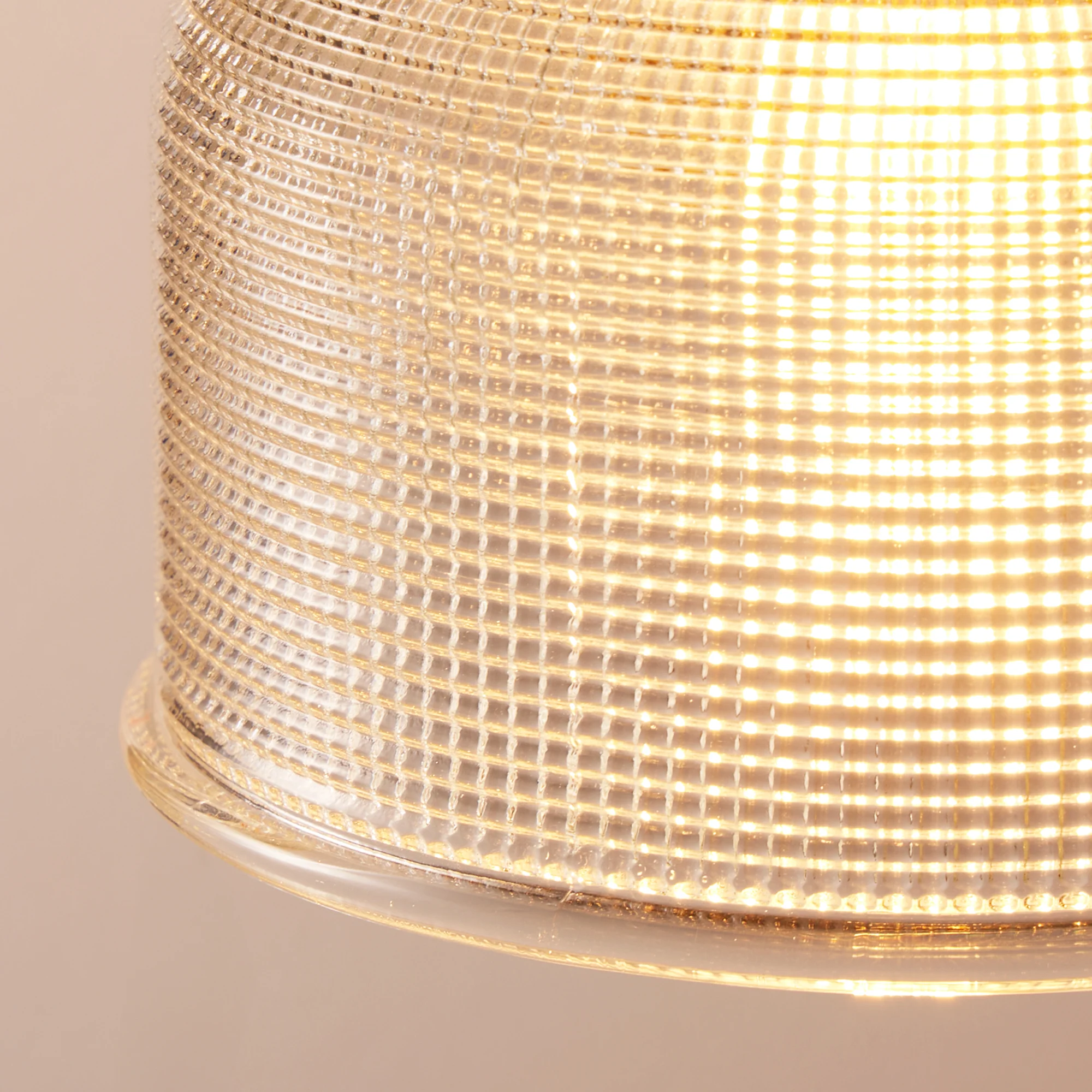 Smaller Plexus shade in waffle glass - Image 5