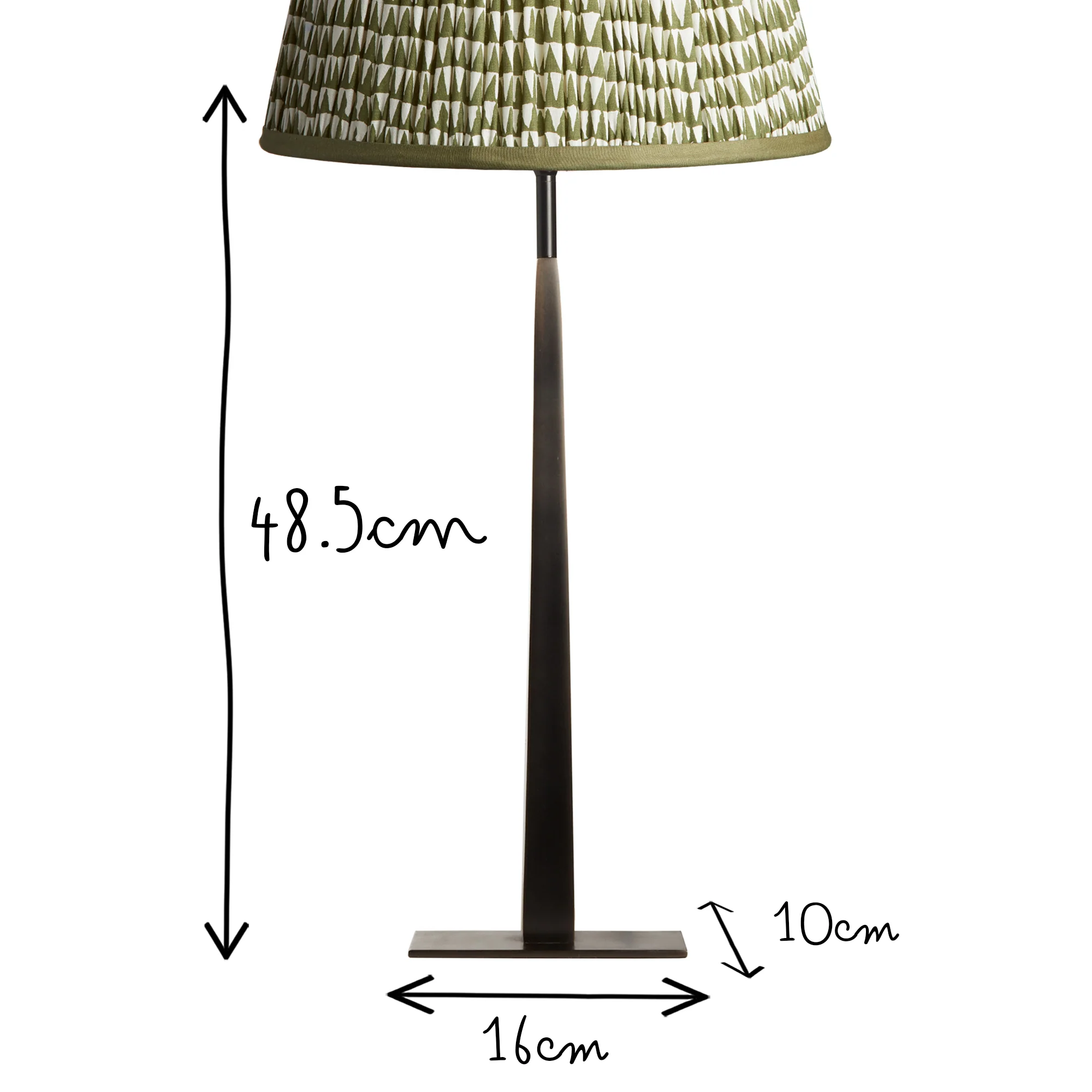 Smaller Trafalgar table lamp in antique bronze - Image 11