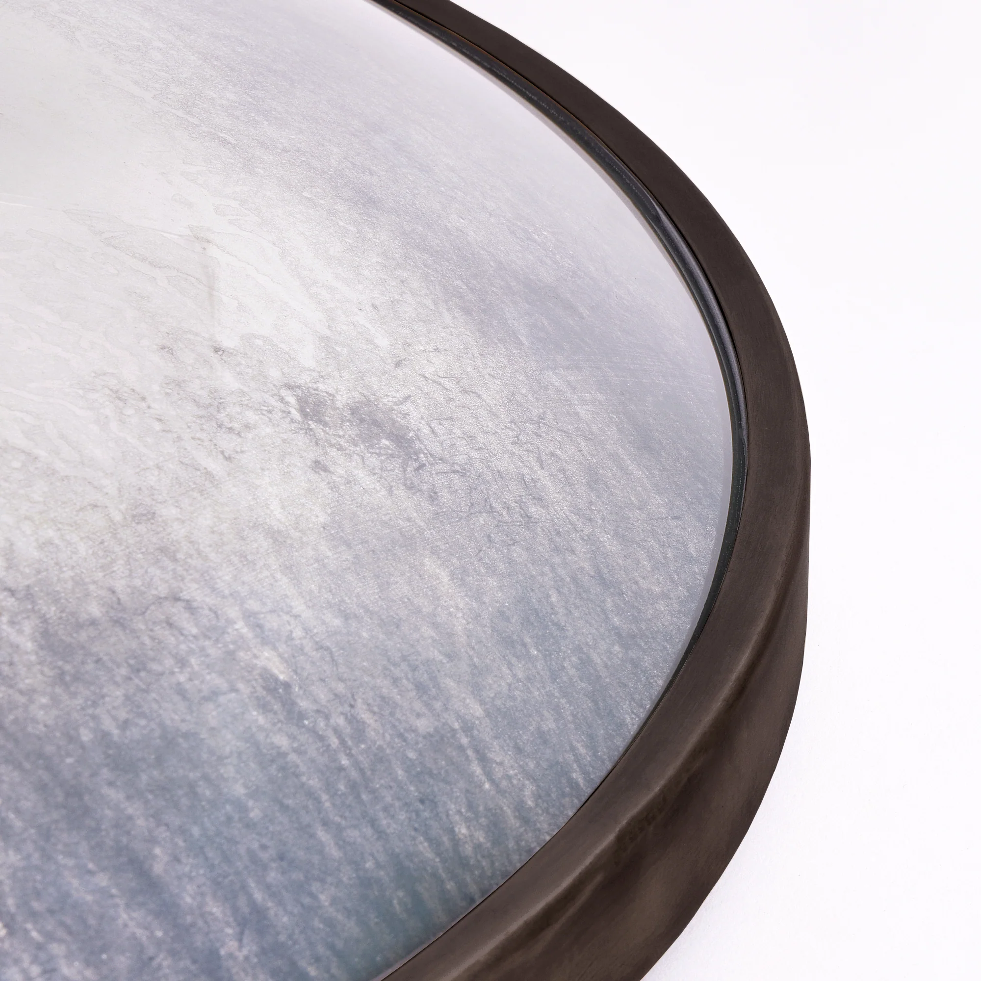 Smallest Grouper convex mirror with antiqued glass - Image 5