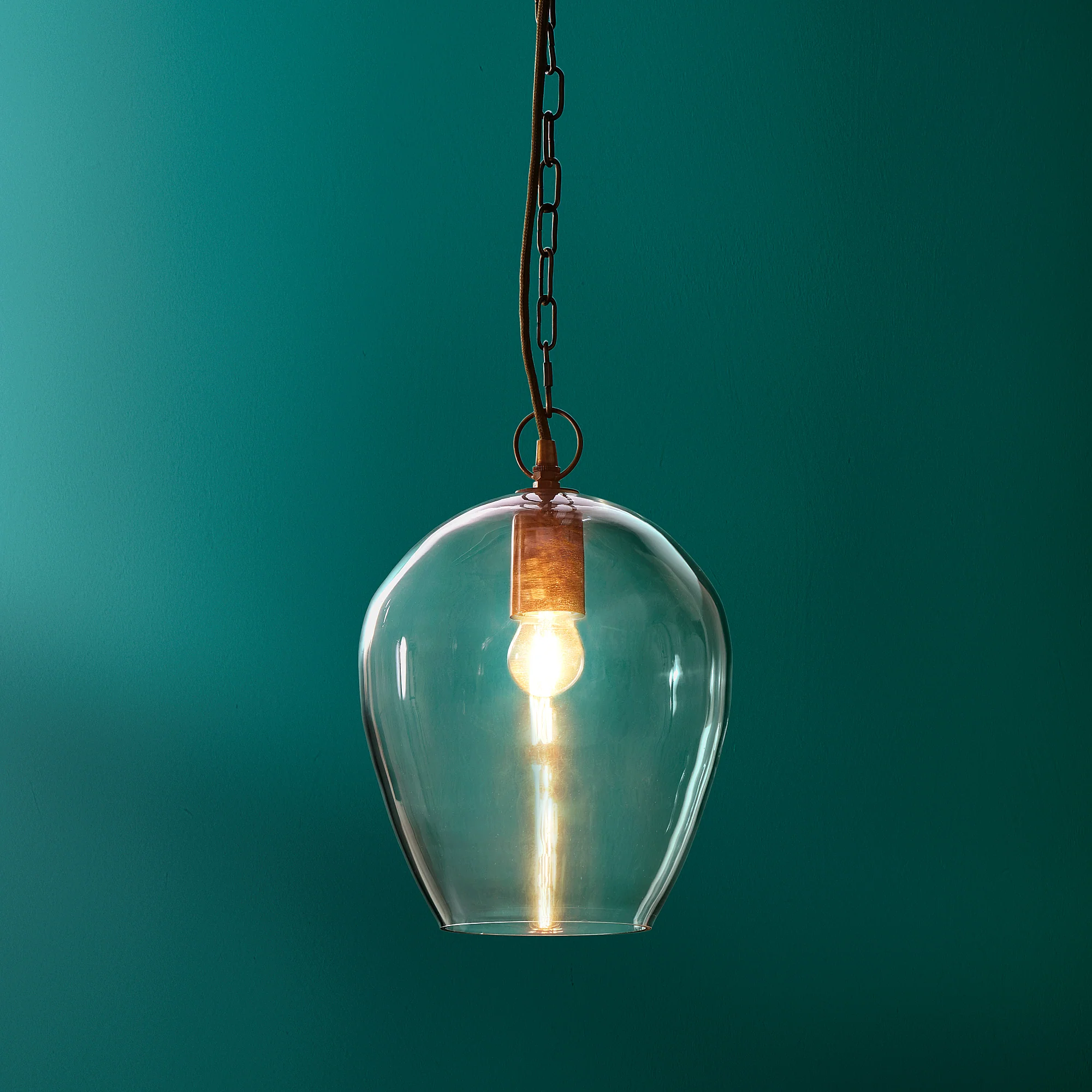 Smallest Zindarella pendant in clear glass - Image 2