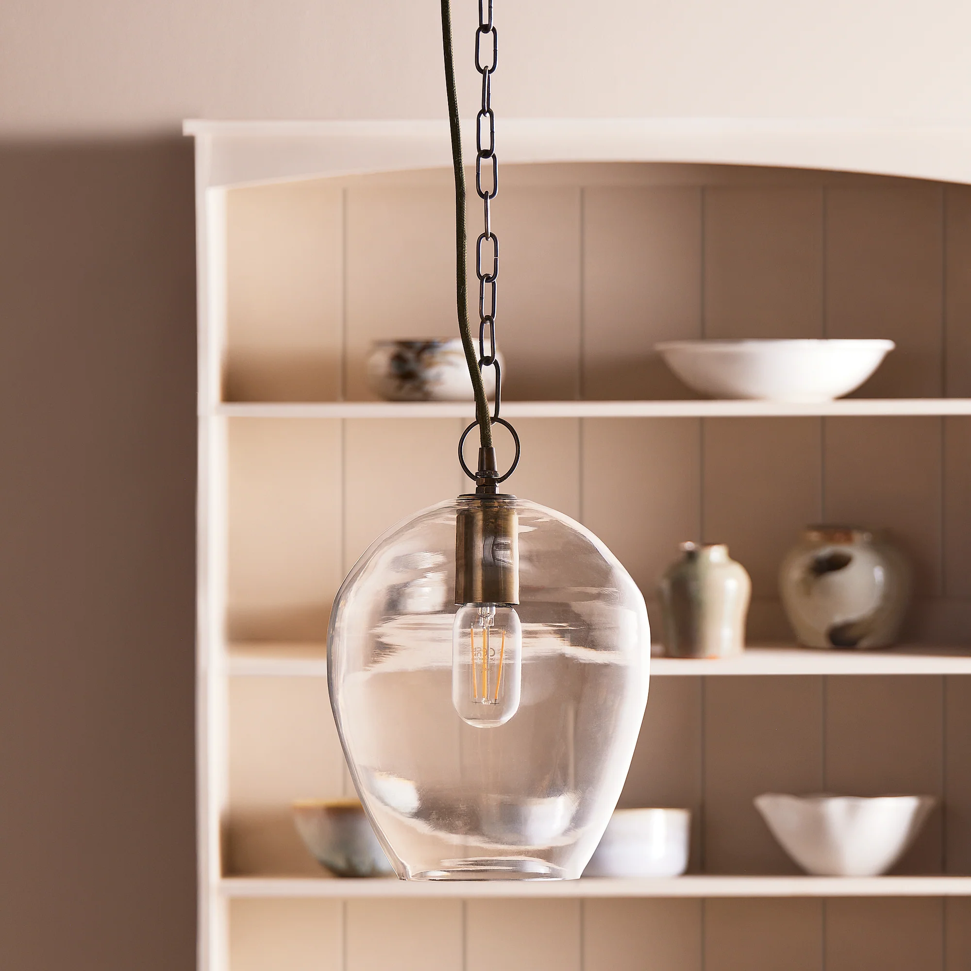 Smallest Zindarella pendant in clear glass - Image 3