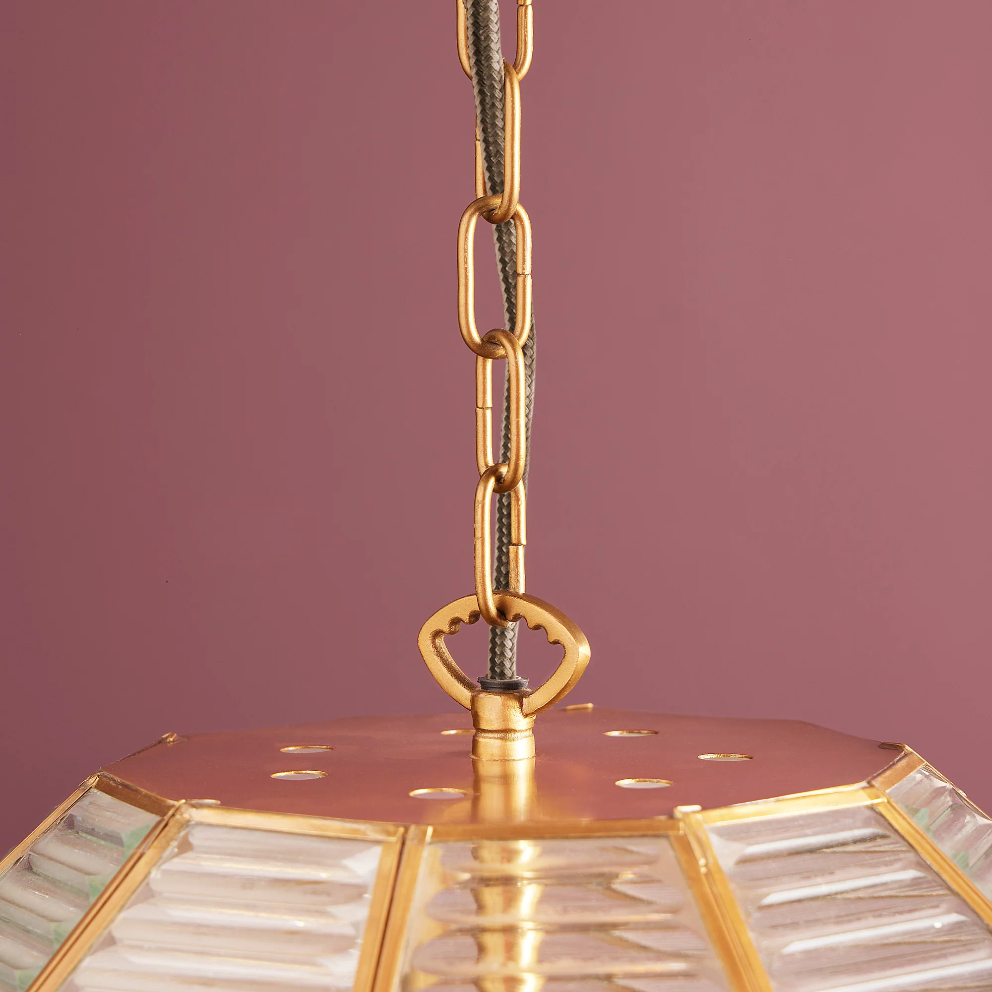 Solo pendant with patterned glass - Image 8