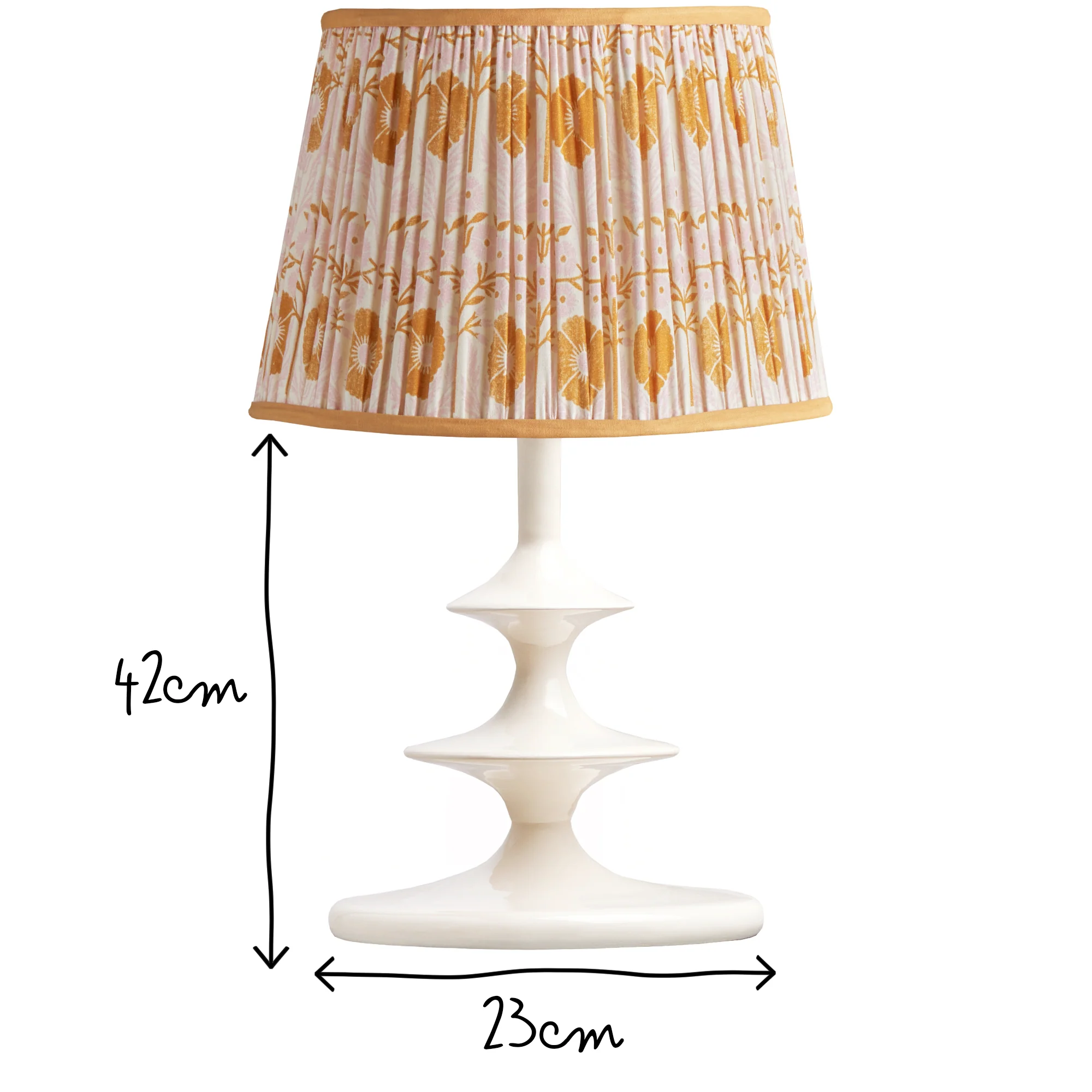 Squiffle table lamp in white lacquered wood - Image 11