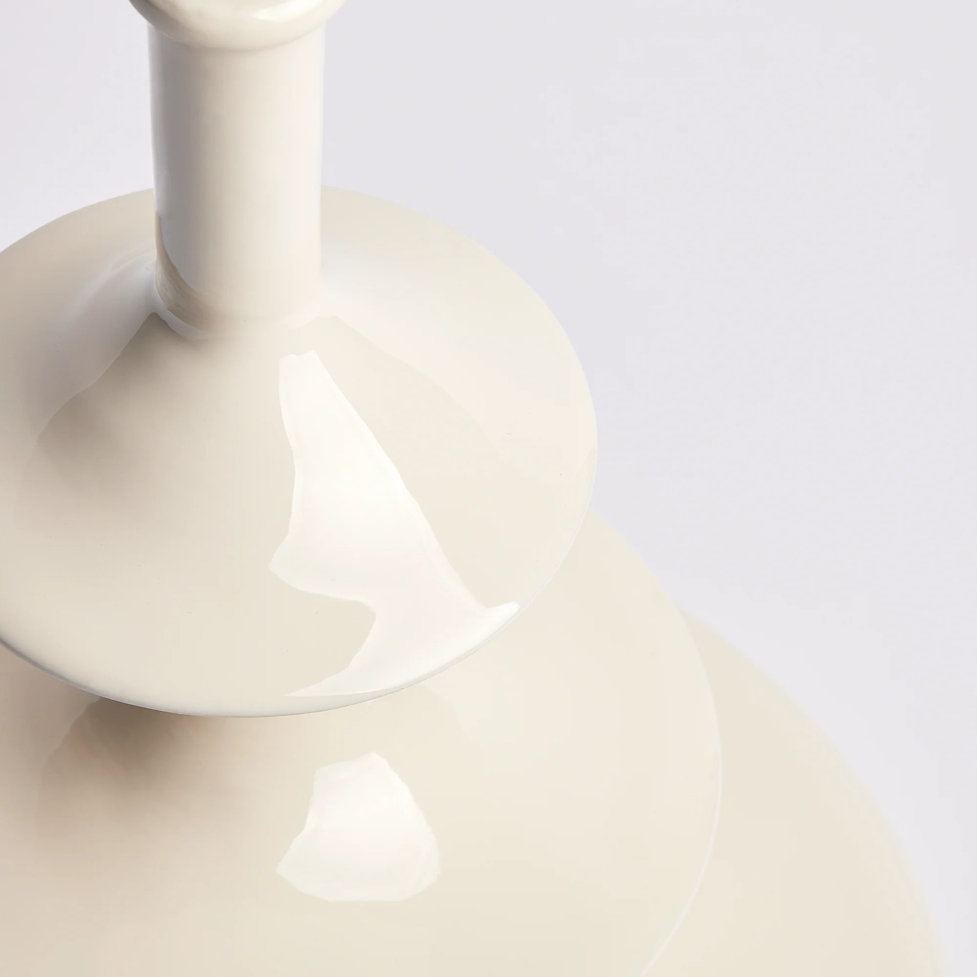 Squiffle table lamp in white lacquered wood - Image 5