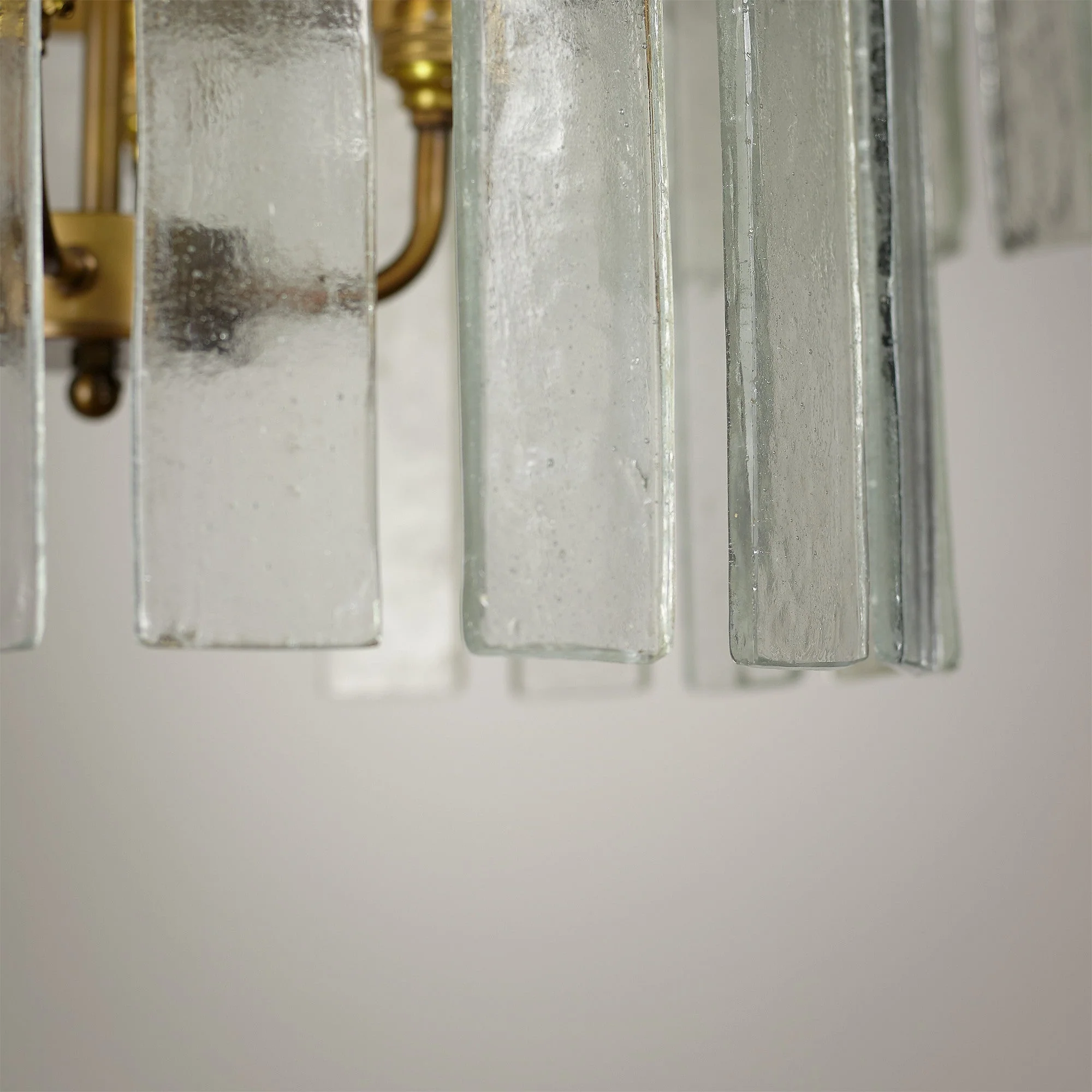 Starsky chandelier with clear recycled pressed glass strips - Image 6