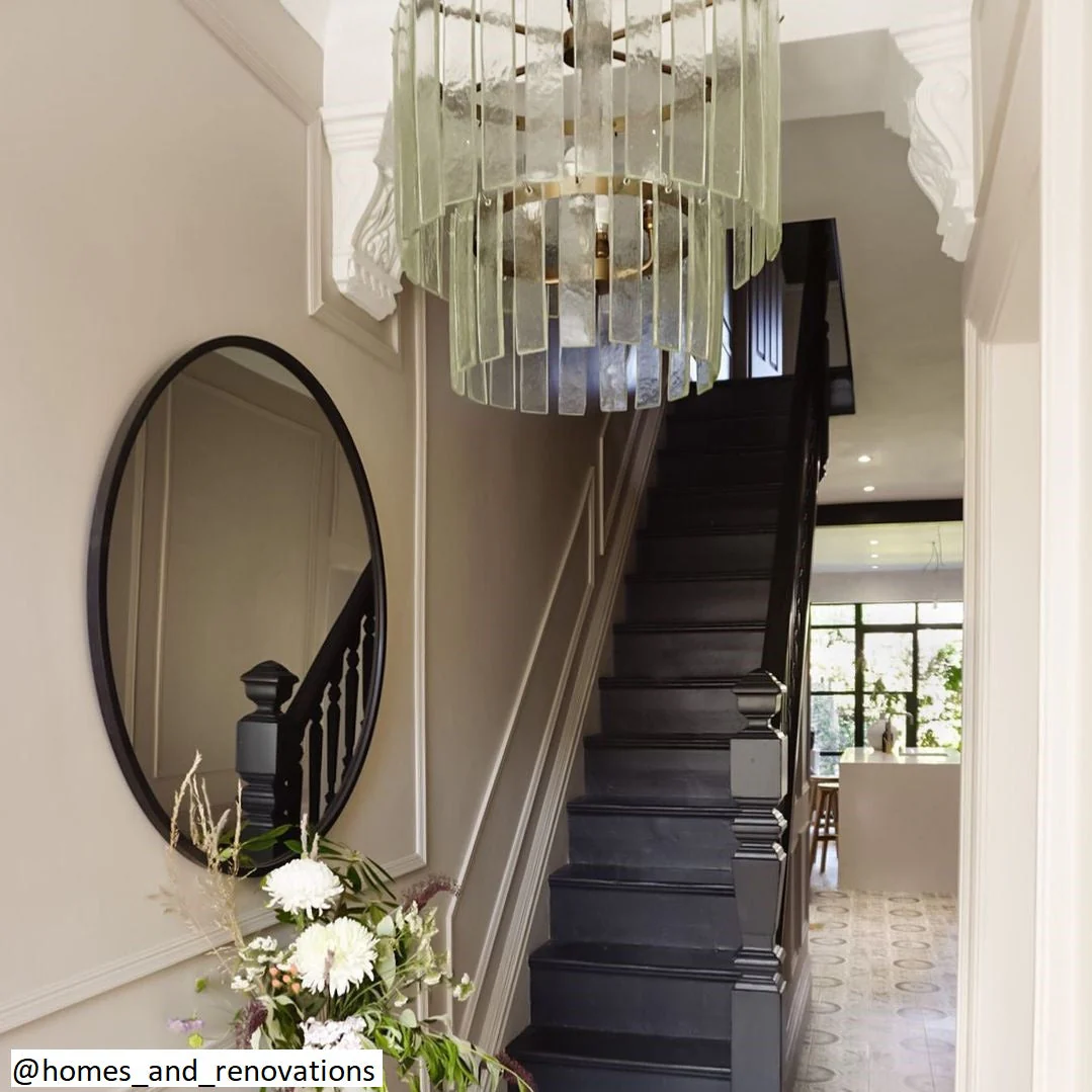 Starsky chandelier with clear recycled pressed glass strips - Image 7