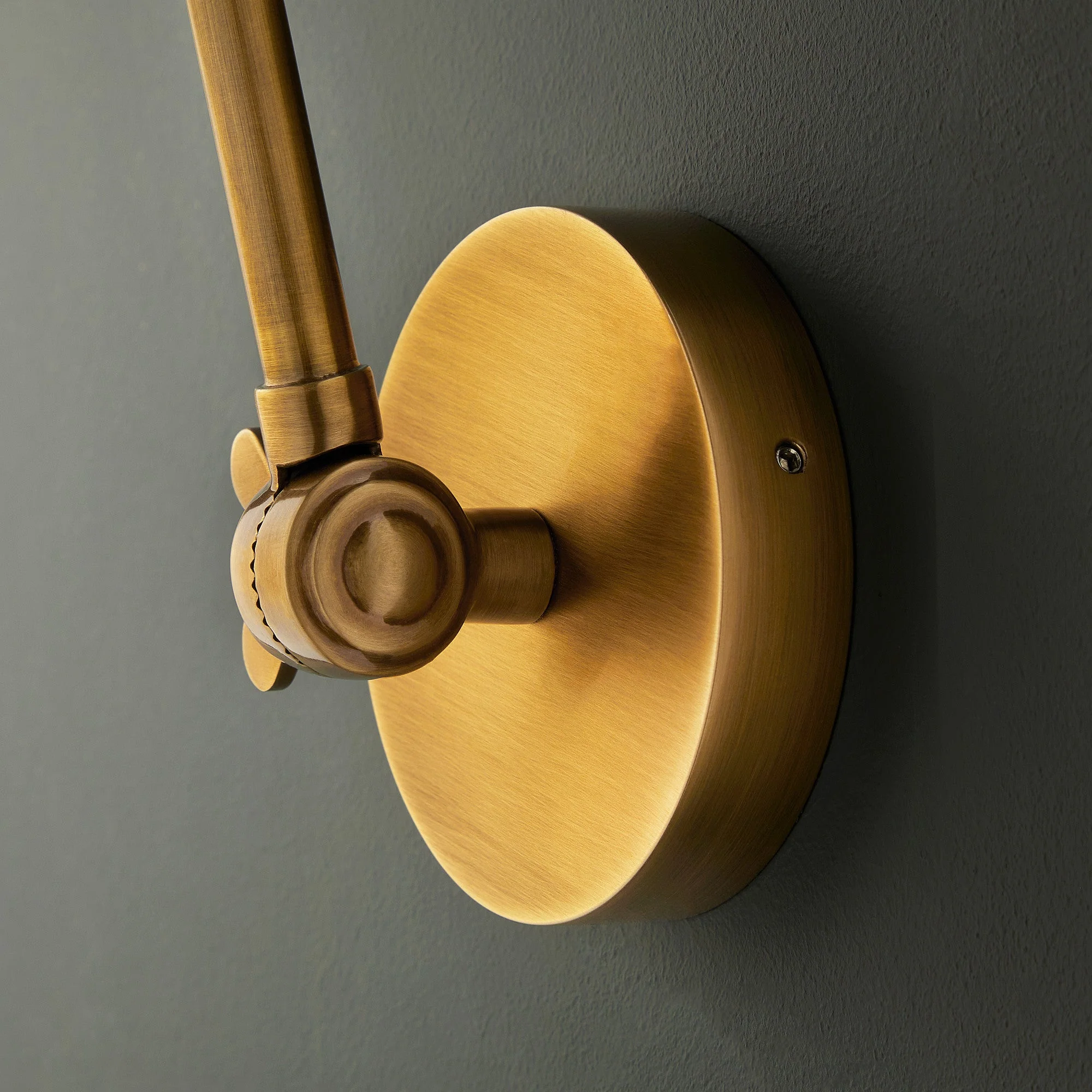 Stork wall light in antique brass - Image 8