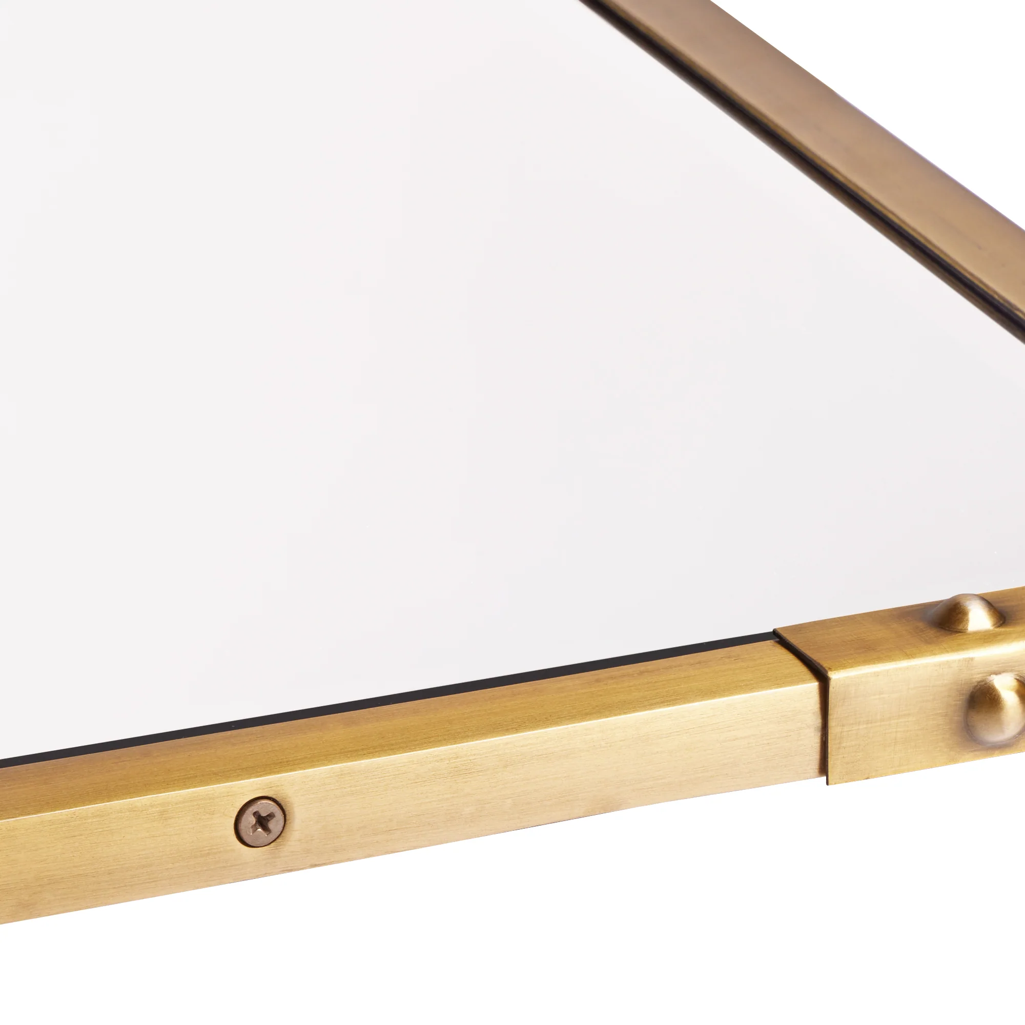 Studland mirror in brass - Image 5