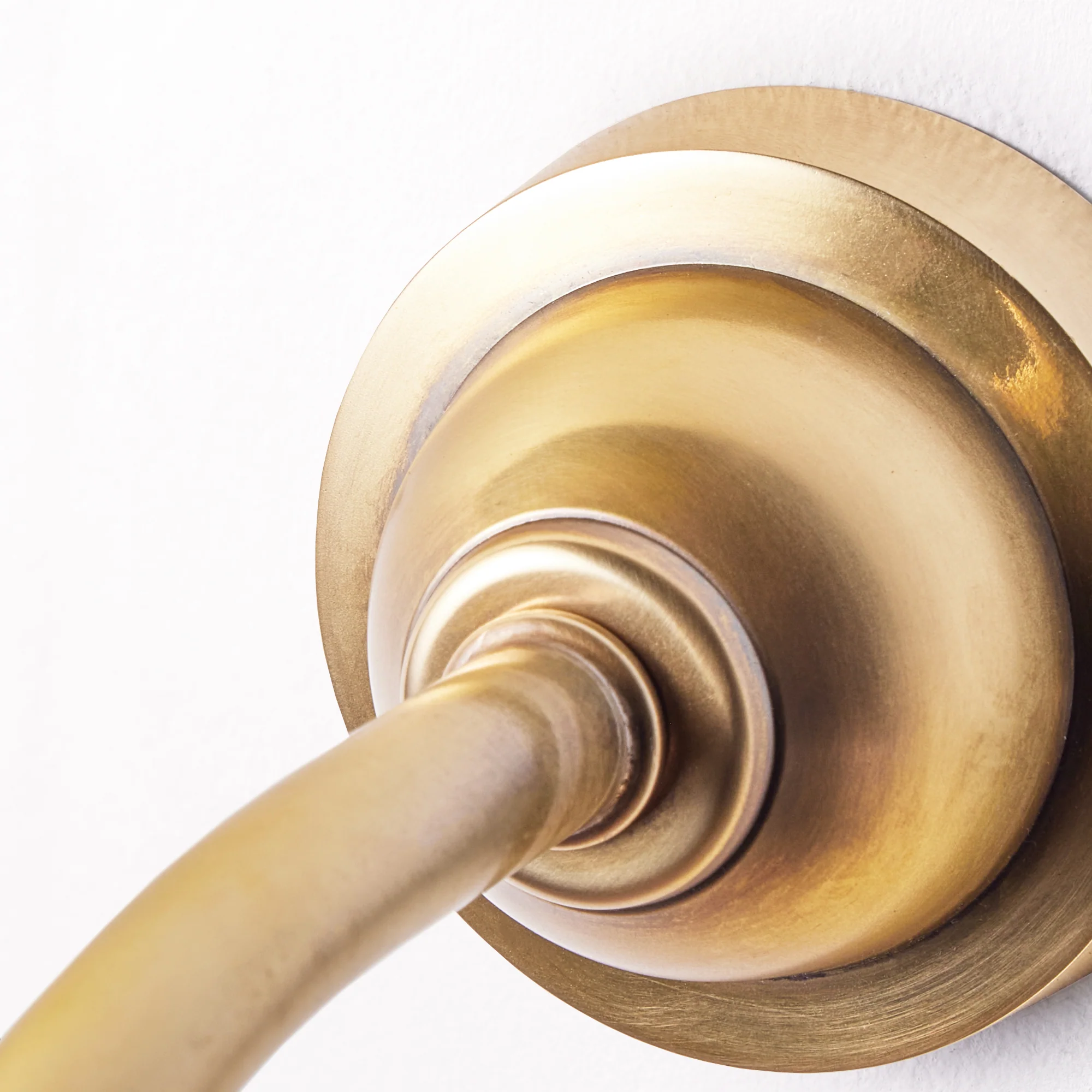Swan Neck rechargeable wall fitting in antique brass - Image 6