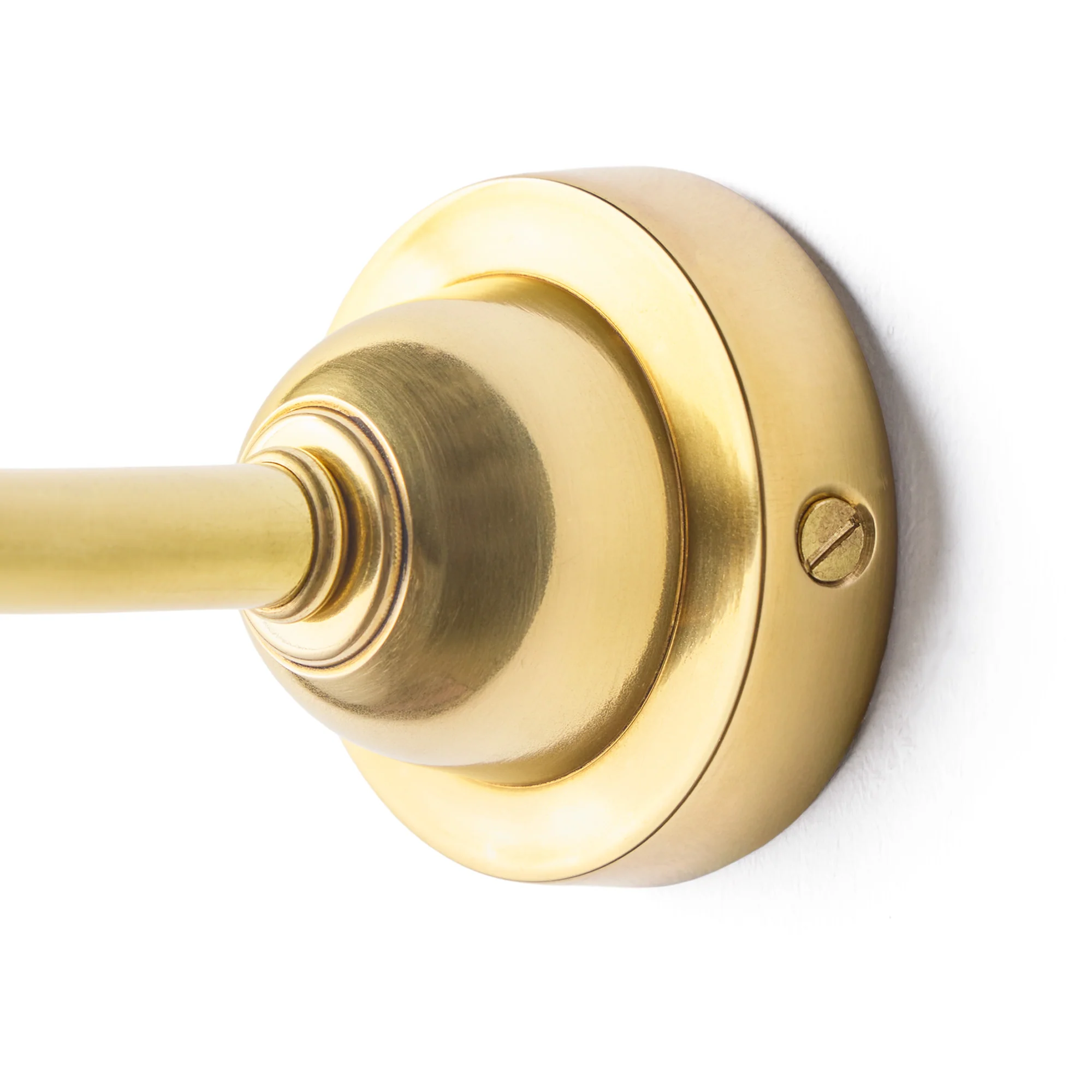 Swan neck wall fitting in antiqued brass - Image 3
