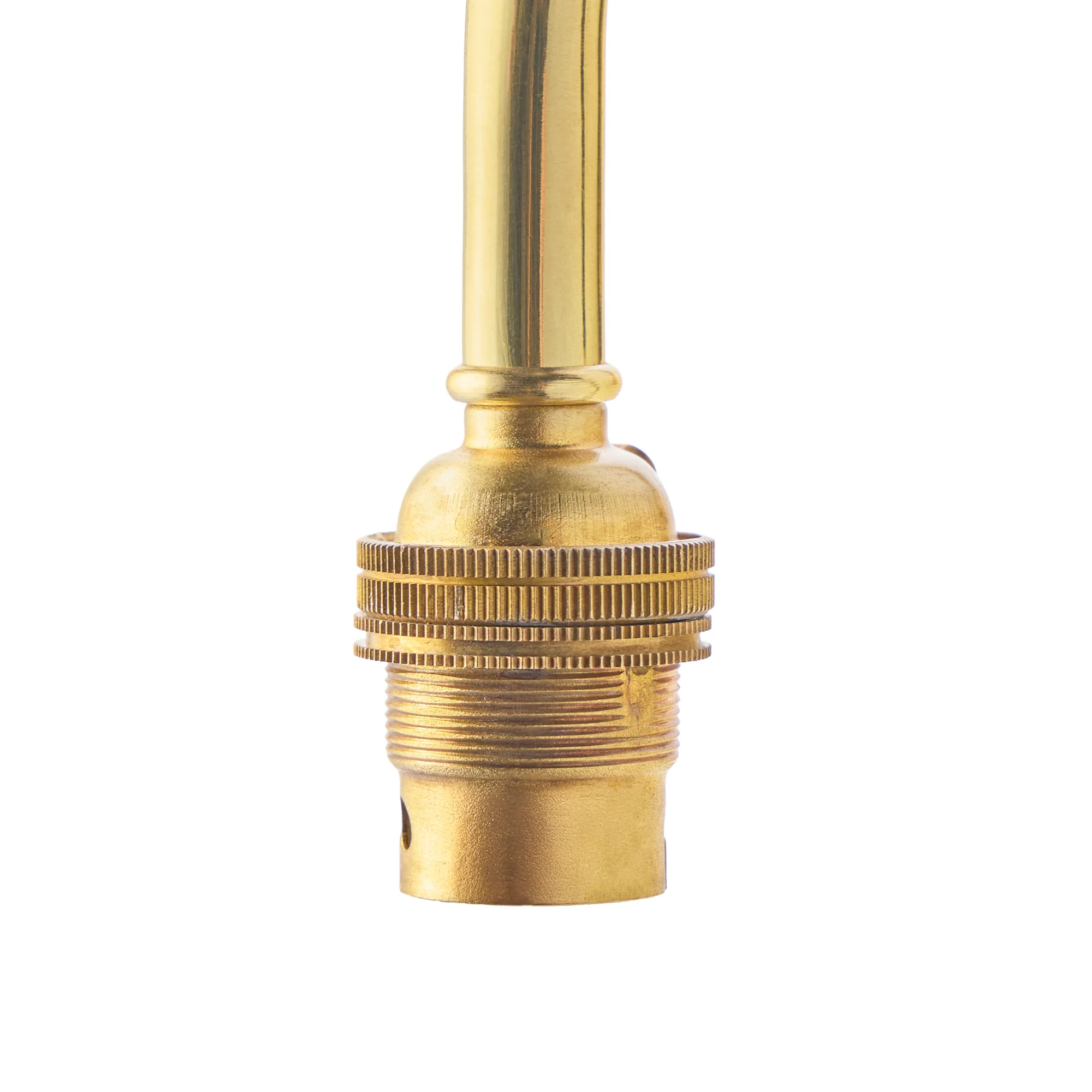 Swan neck wall fitting in antiqued brass - Image 4