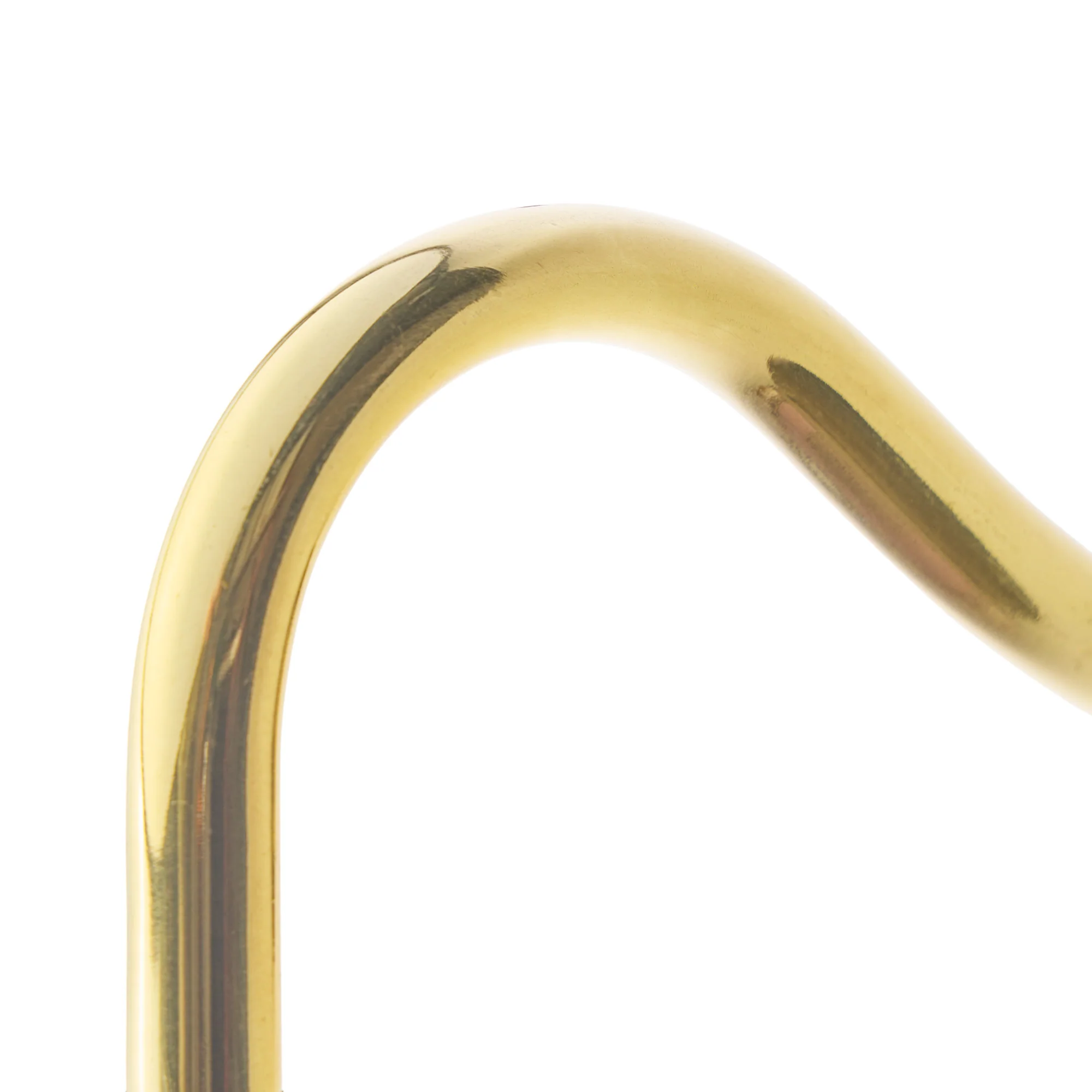 Swan neck wall fitting in antiqued brass - Image 6