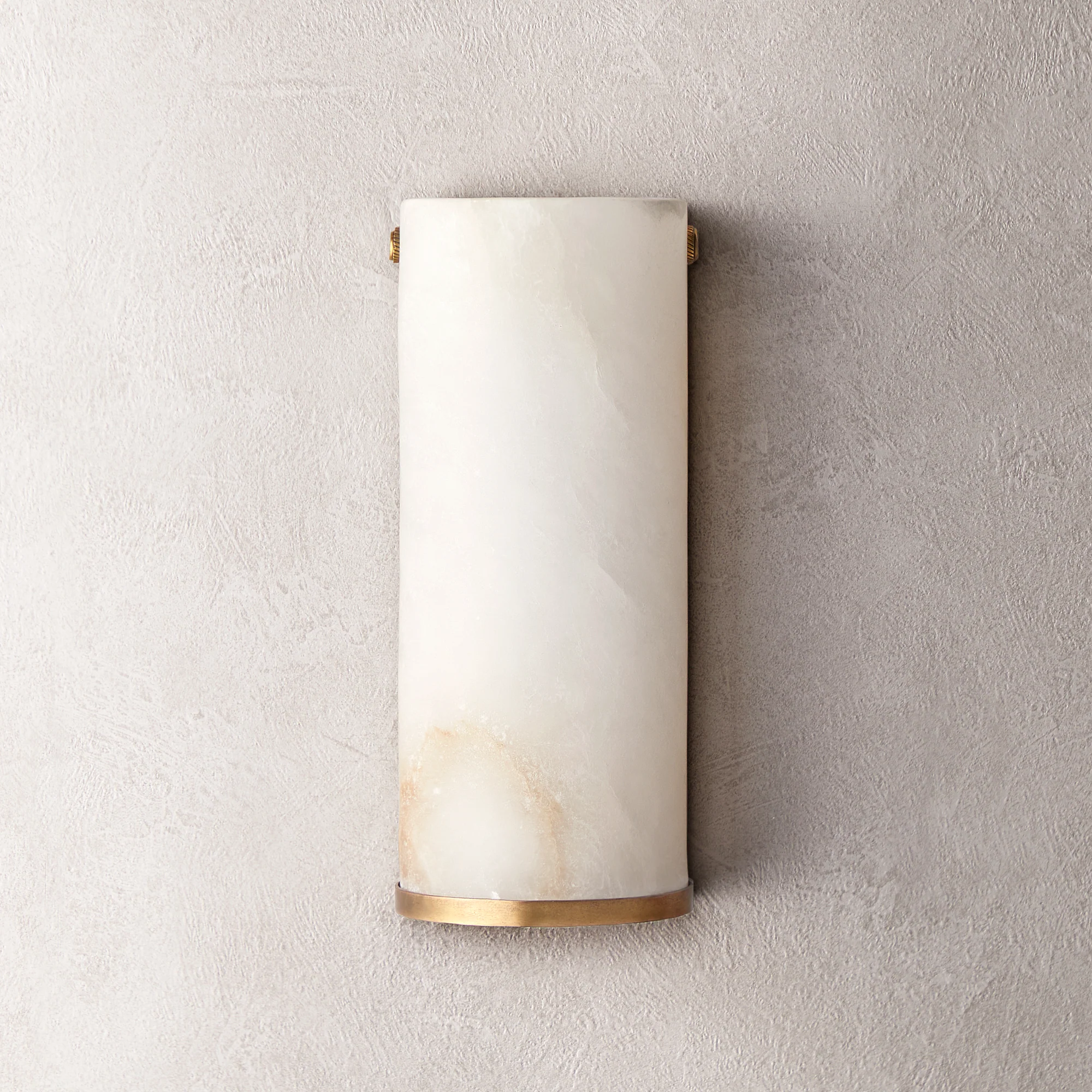Thales wall light in alabaster and brass - Image 5