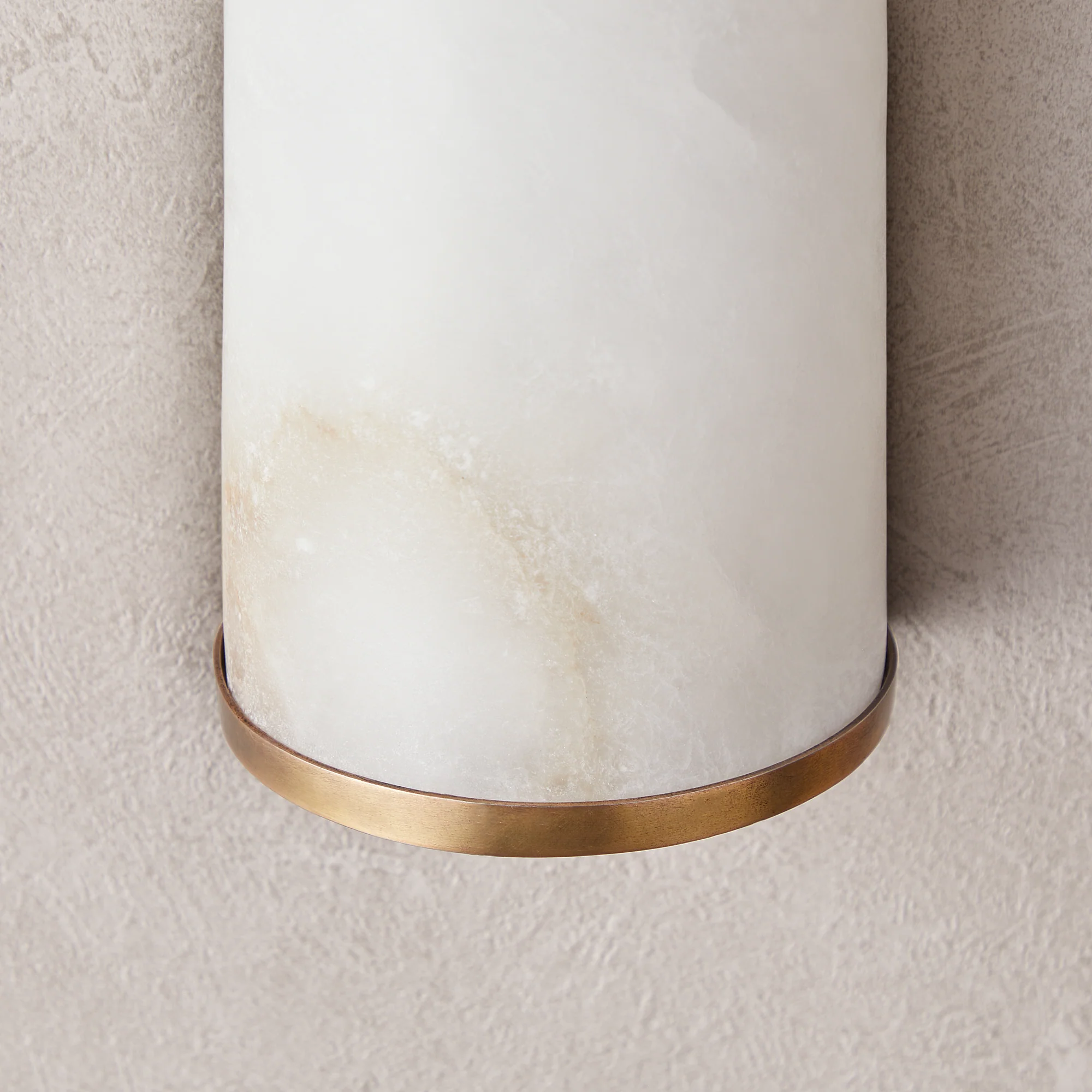 Thales wall light in alabaster and brass - Image 7