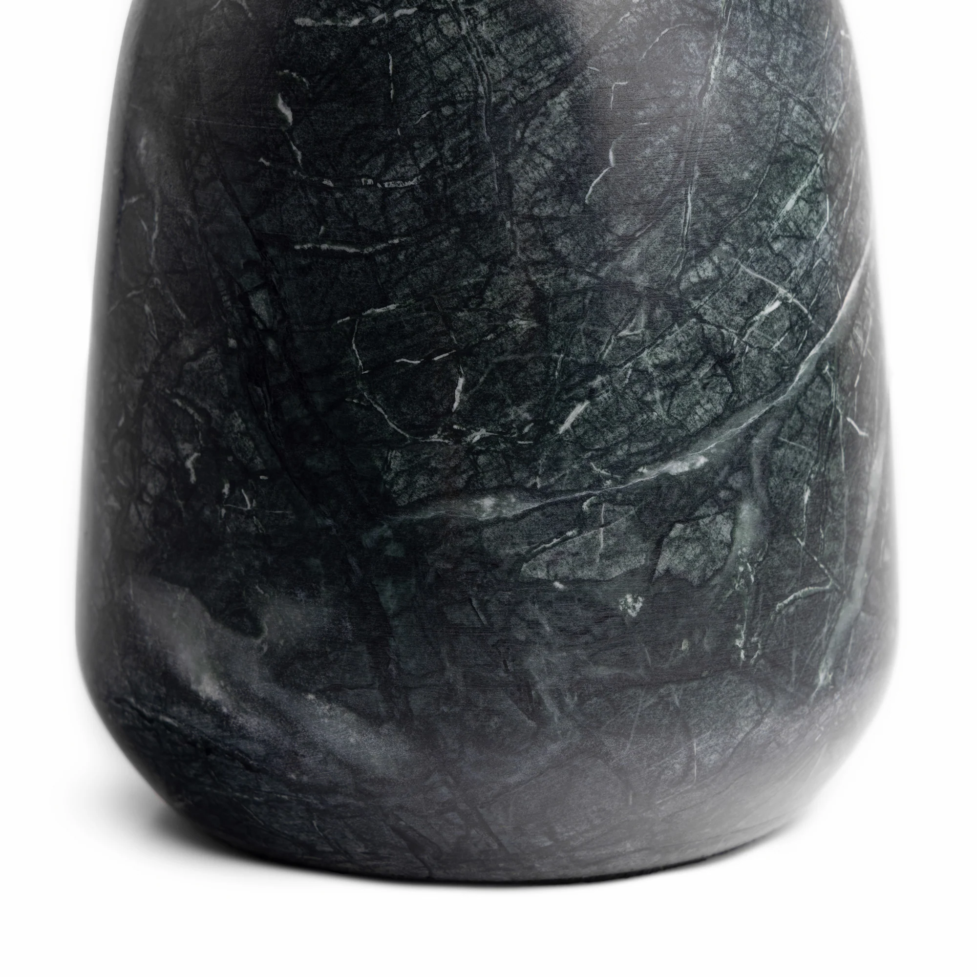 Thimble rechargeable table lamp in green marble - Image 6