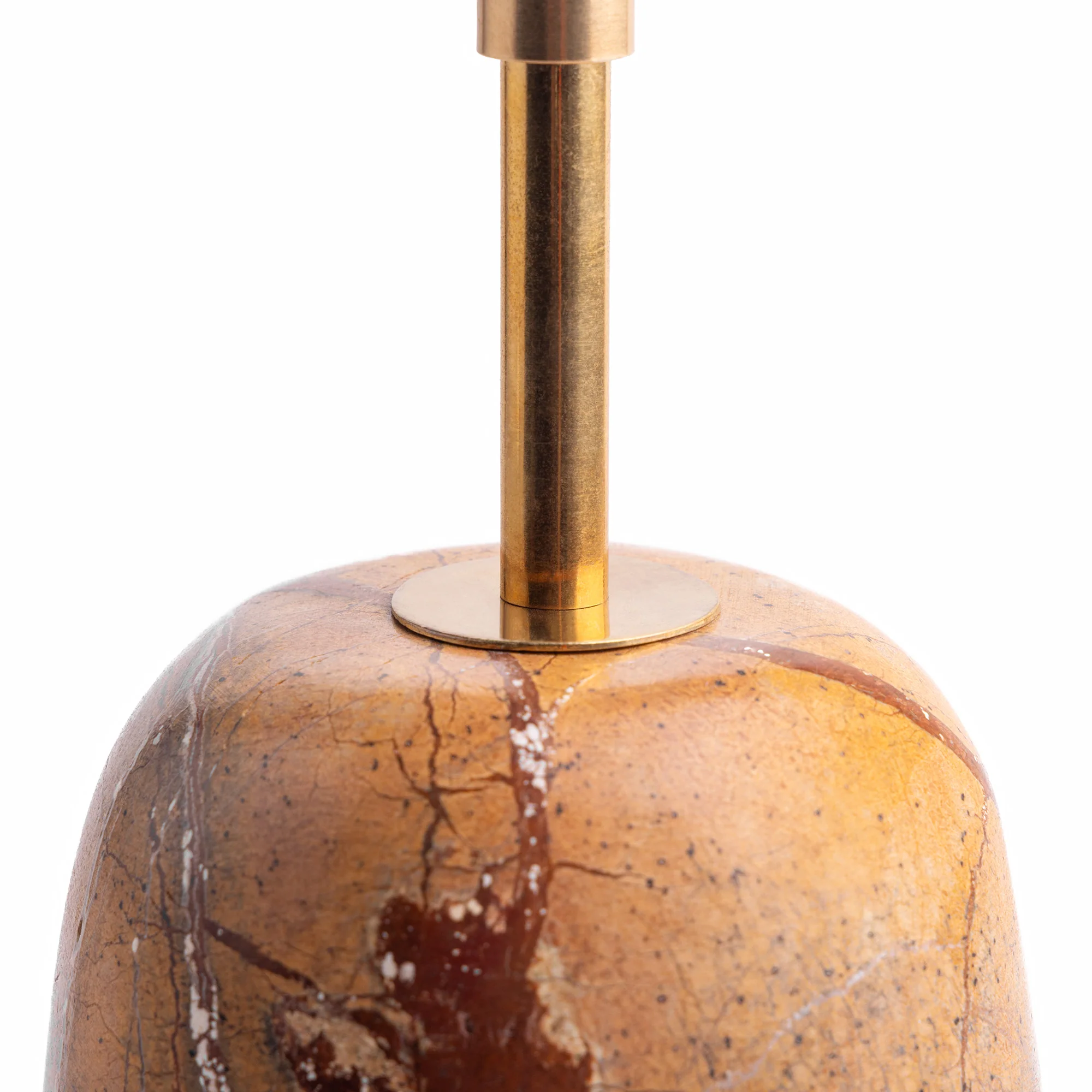 Thimble rechargeable table lamp in natural marble - Image 4