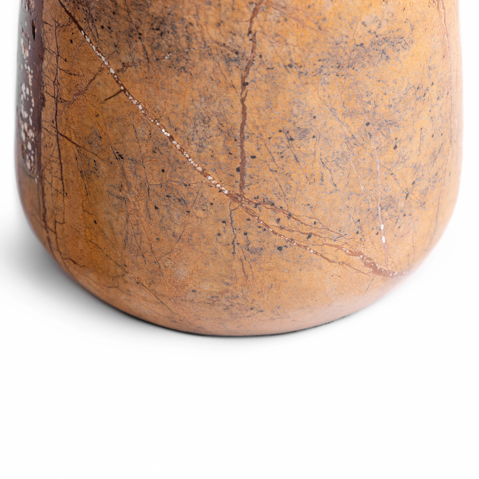 Thimble rechargeable table lamp in natural marble - Image 5