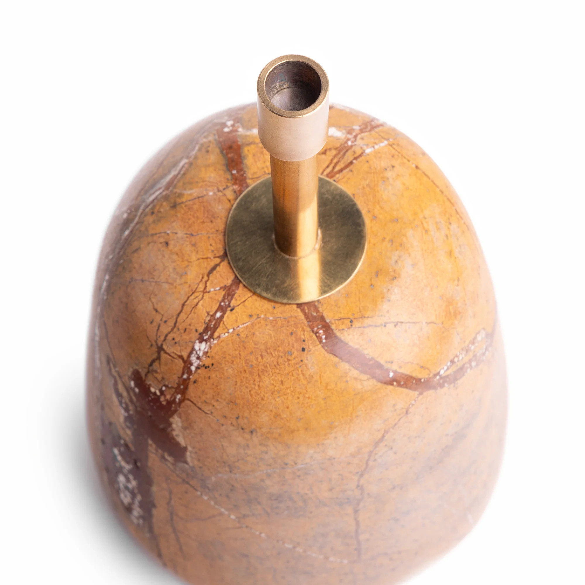 Thimble rechargeable table lamp in natural marble - Image 6