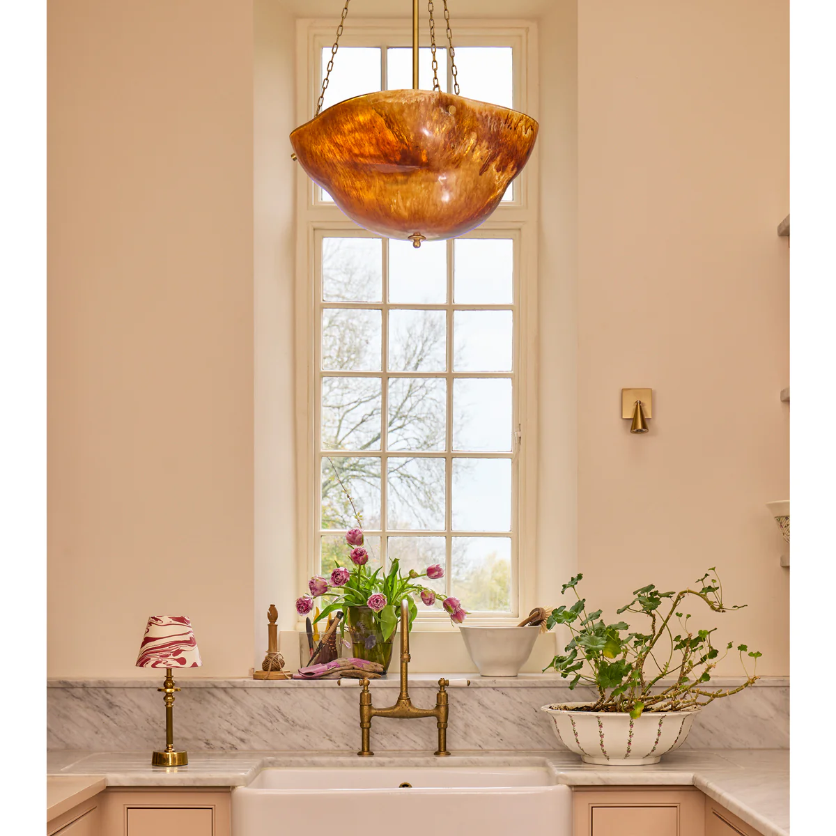 Toby pendant in tortoiseshell resin - Image 10
