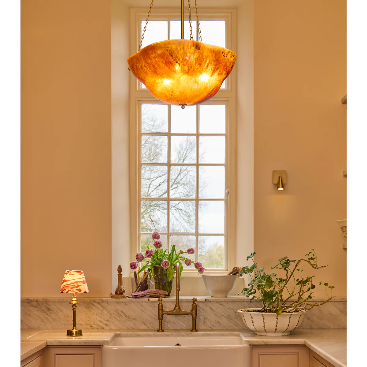 Toby pendant in tortoiseshell resin - Image 11