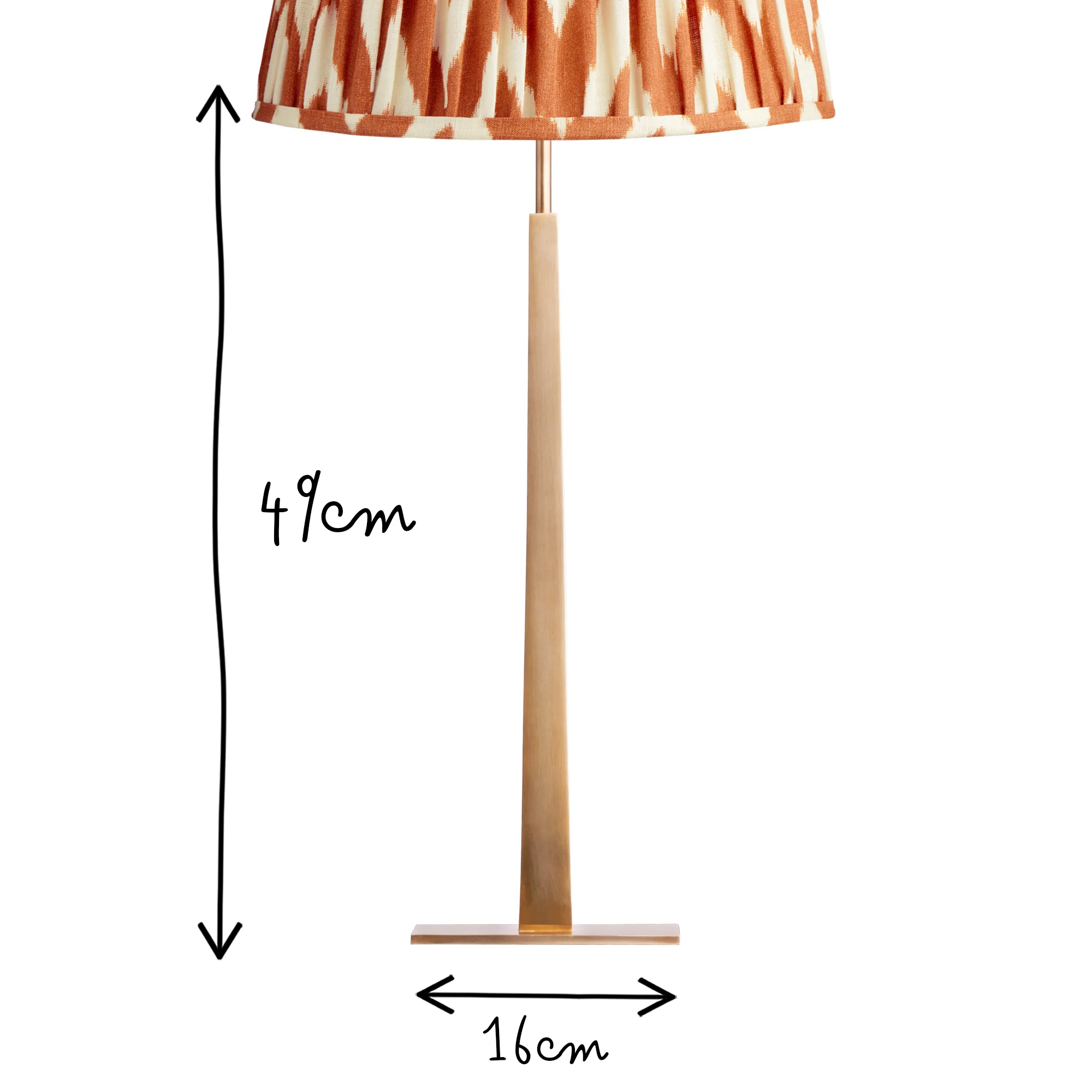 Trafalgar rechargeable table lamp in antique brass - Image 13