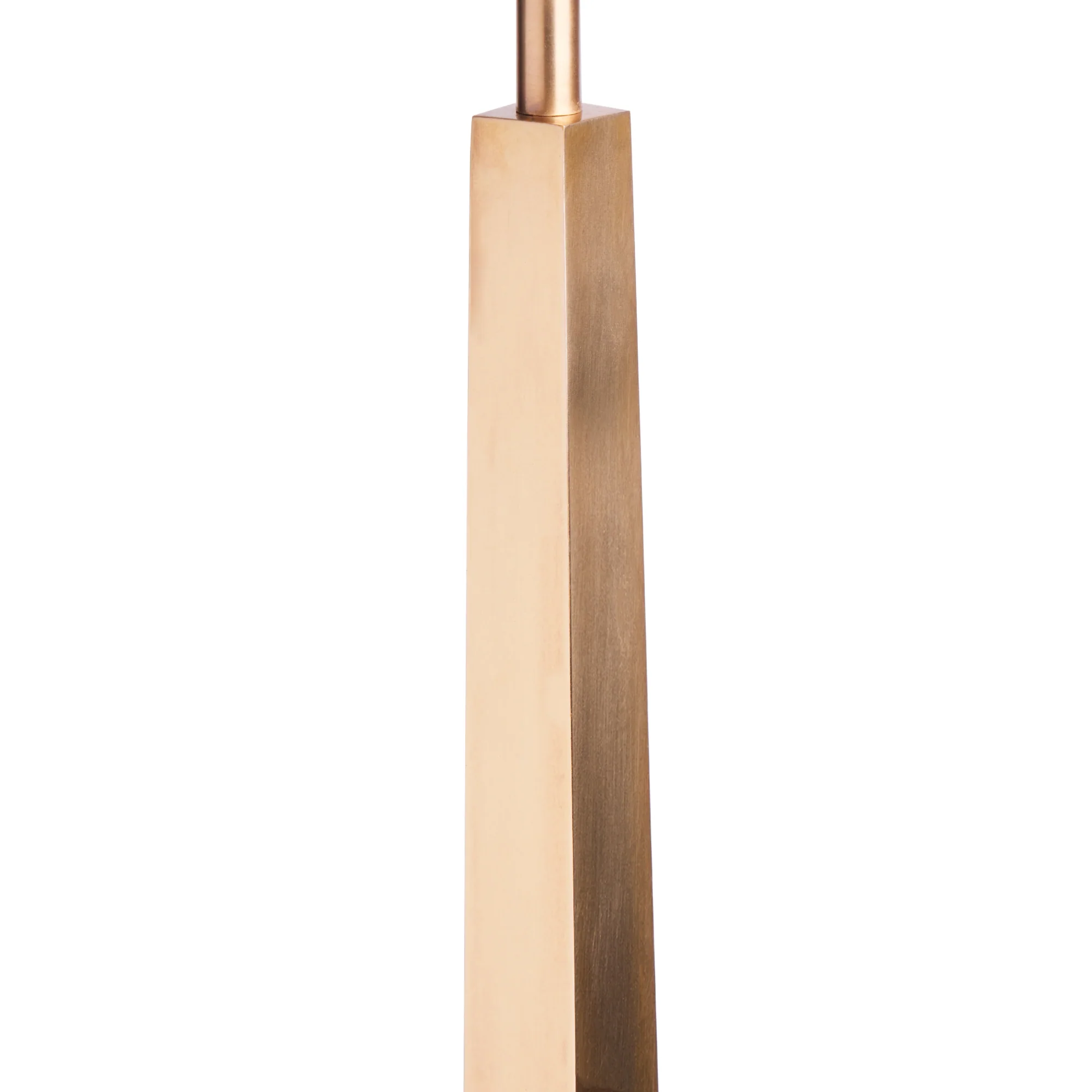 Trafalgar rechargeable table lamp in antique brass - Image 9