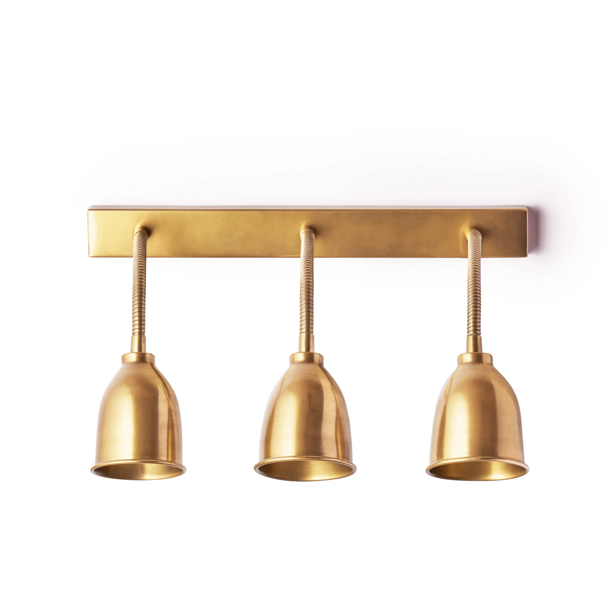 Triple Bendy Pick wall light in brass - Image 6