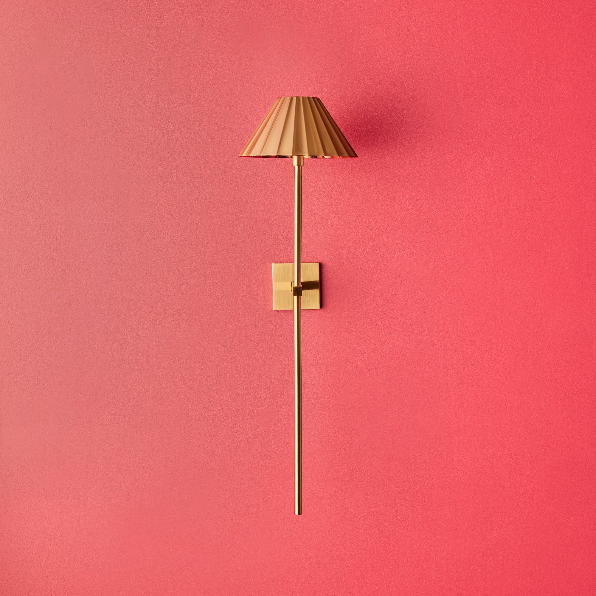 Larger Twinky rechargeable wall light in antique brass - Image 6
