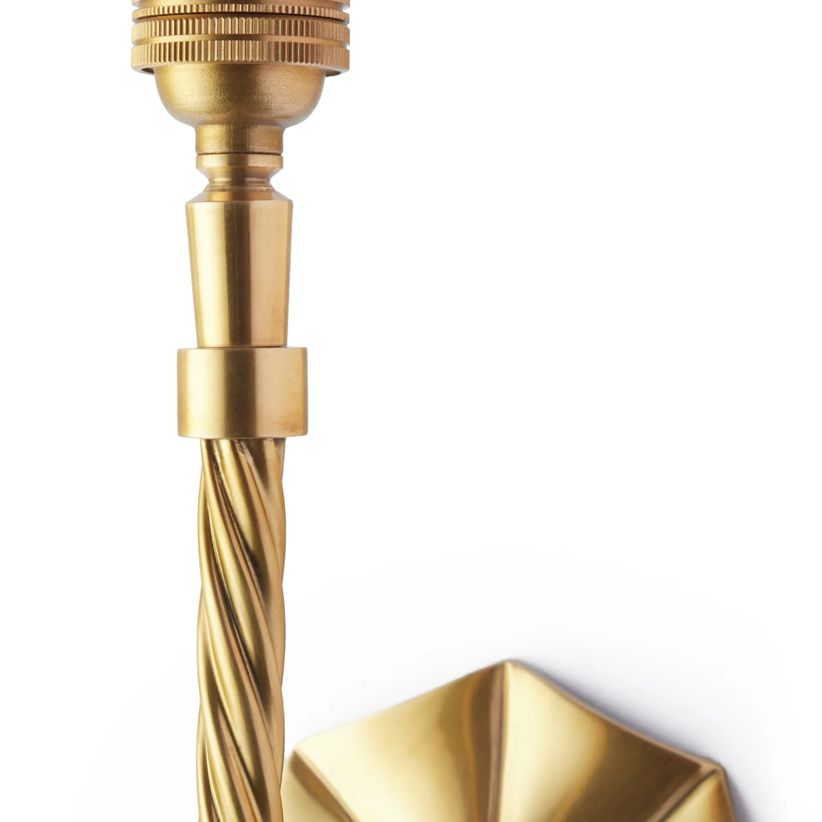 Twizzler wall fitting in antique brass - Image 6