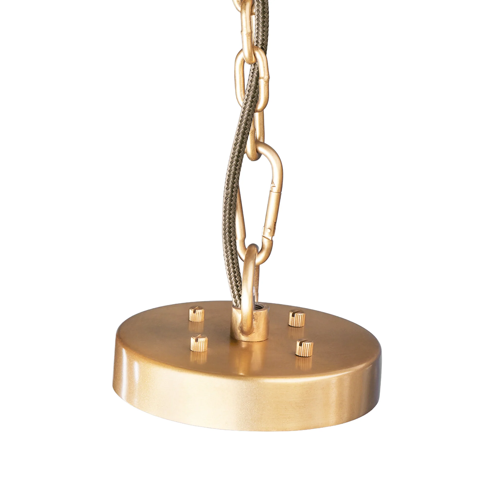 Two tiered Conchita chandelier in prismatic glass and brass - Image 10