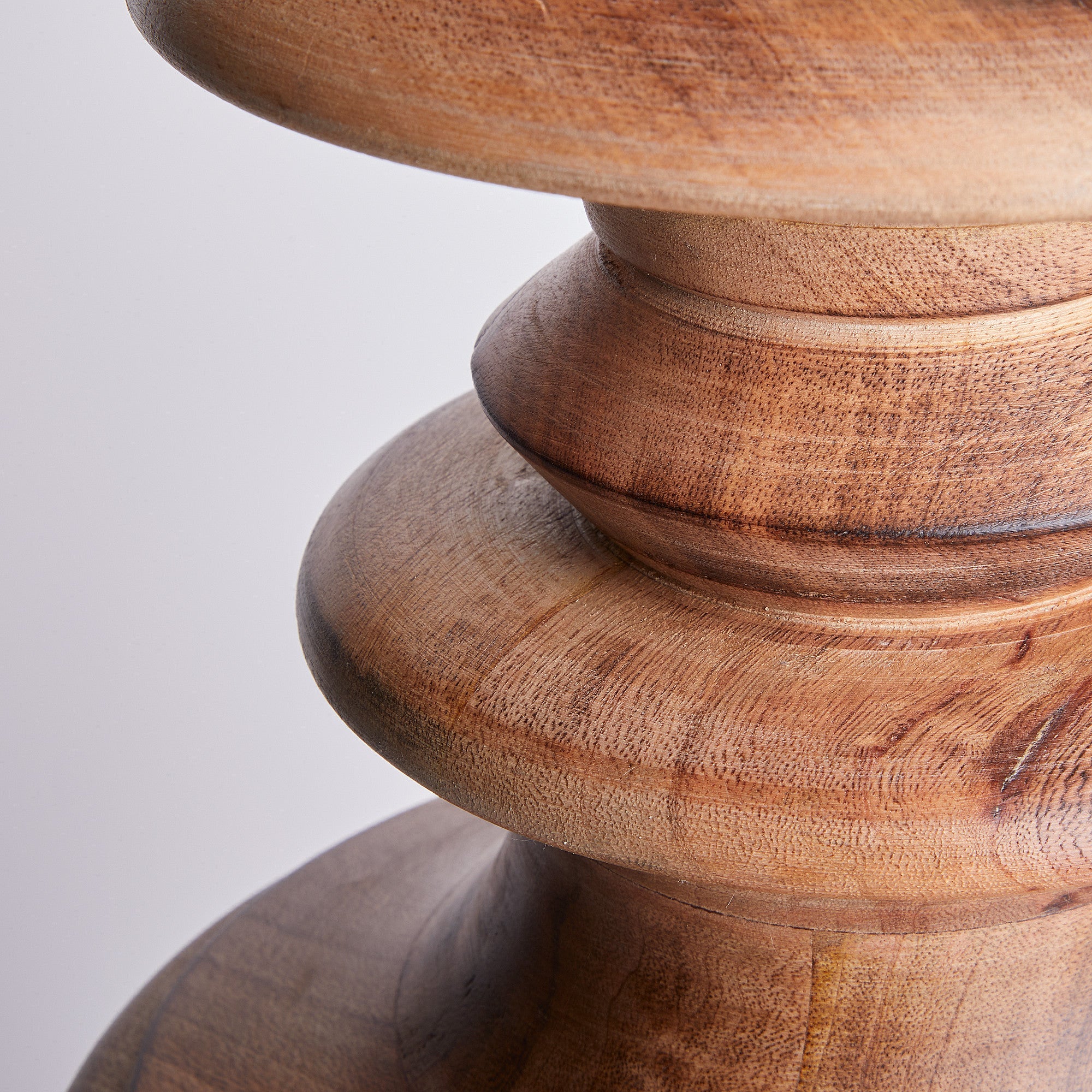 Verona table lamp in burnt wood - Image 6