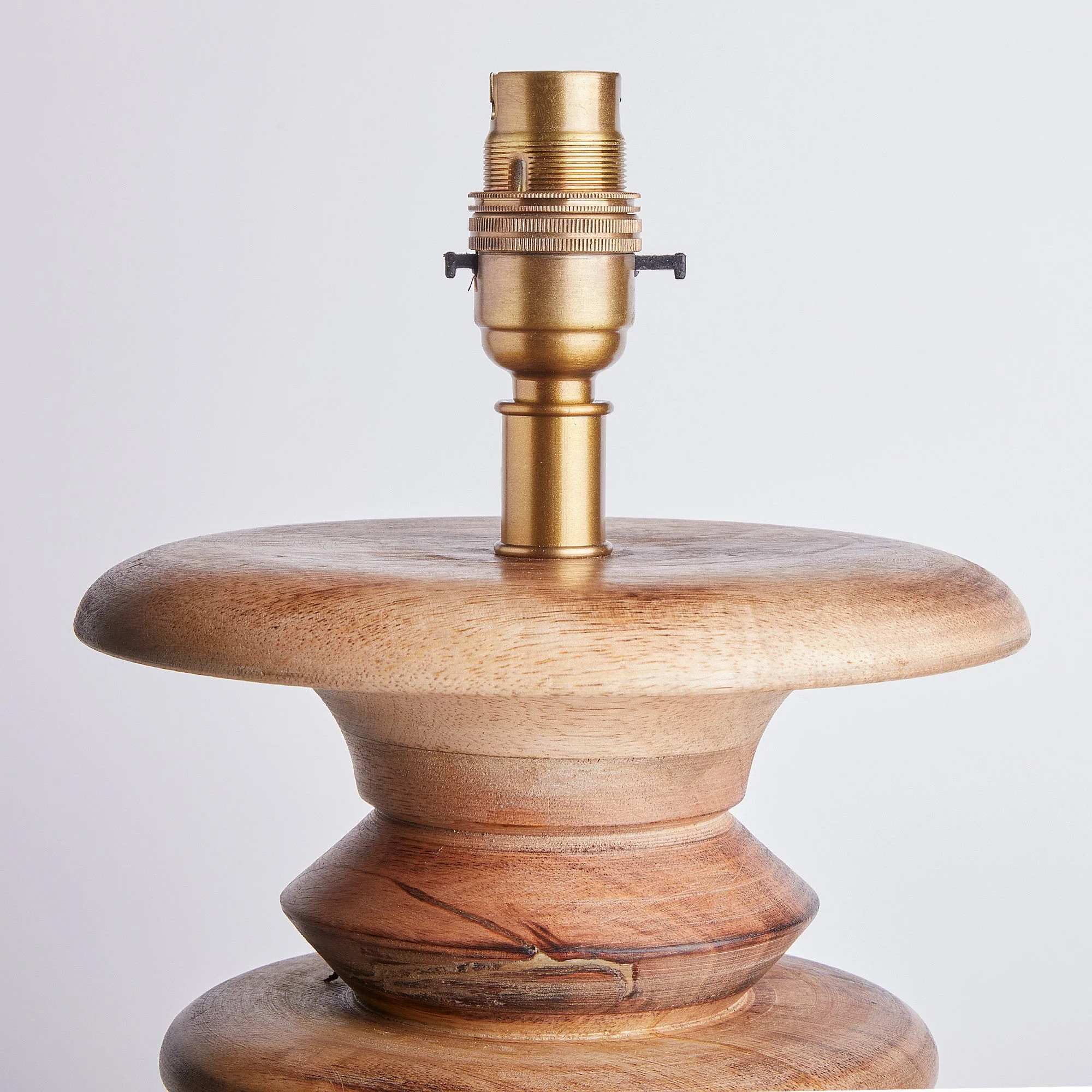 Verona table lamp in burnt wood - Image 7