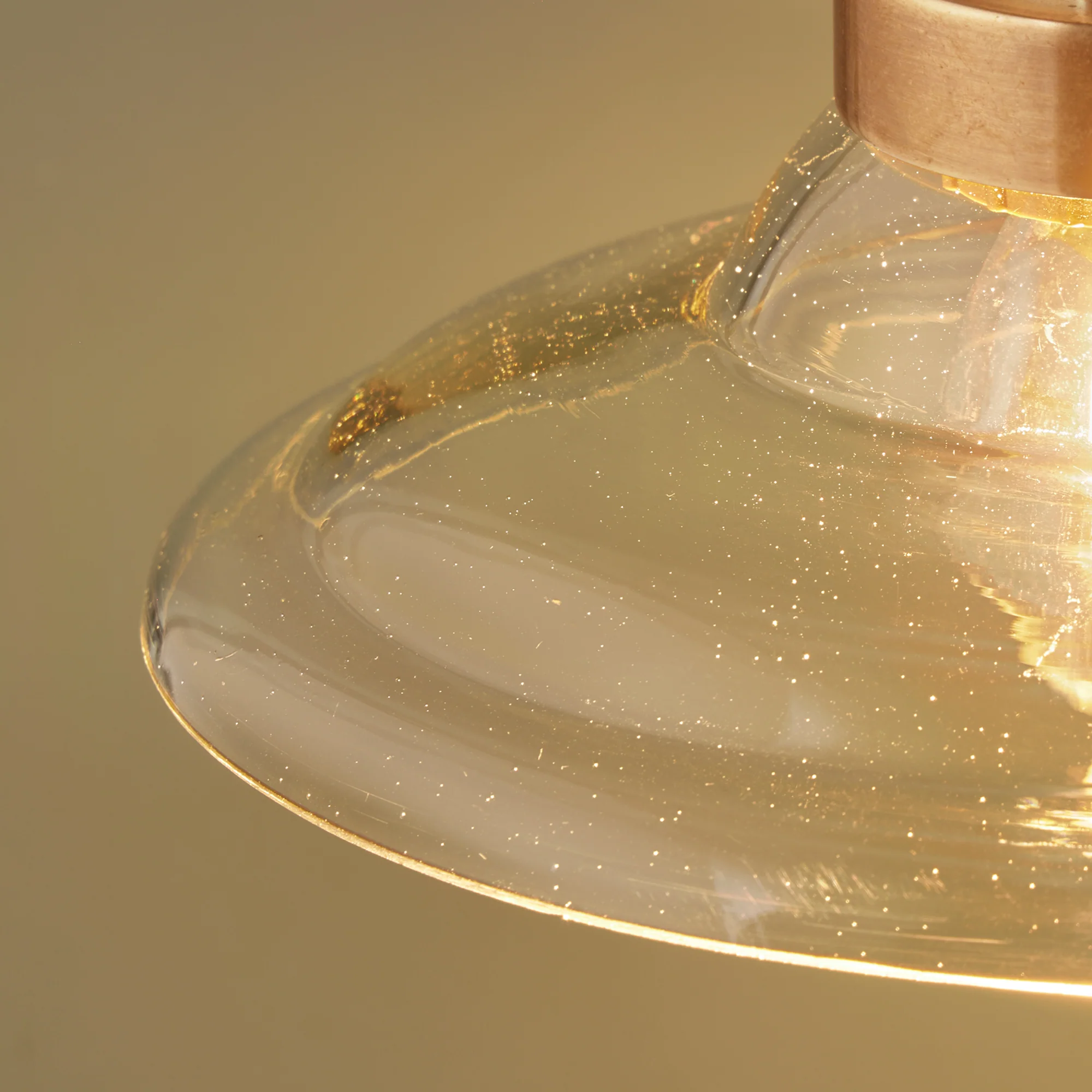 Vessalto wall light in brass and glass - Image 8