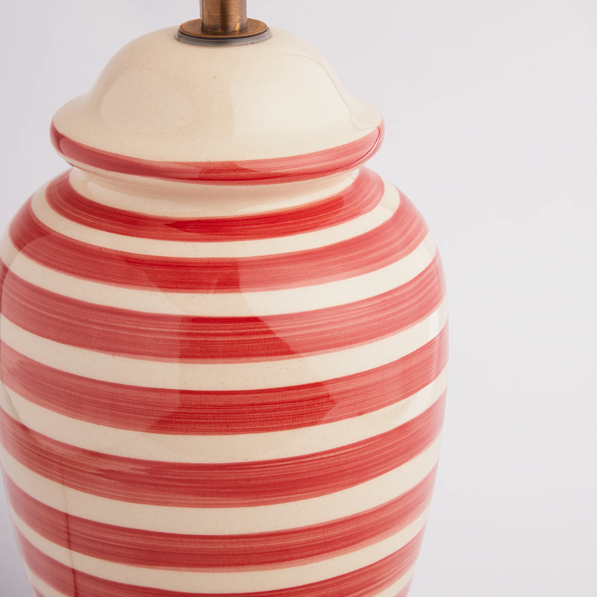 Waldo bedside lamp with vermillion stripes - Image 5