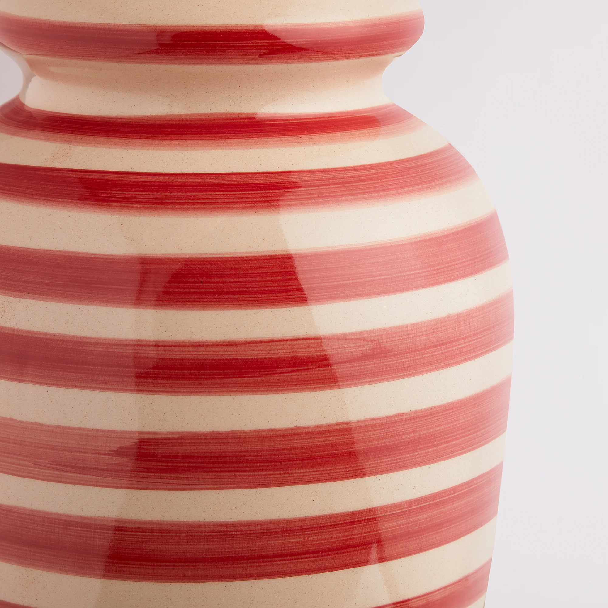Waldo table lamp with vermillion stripes - Image 5