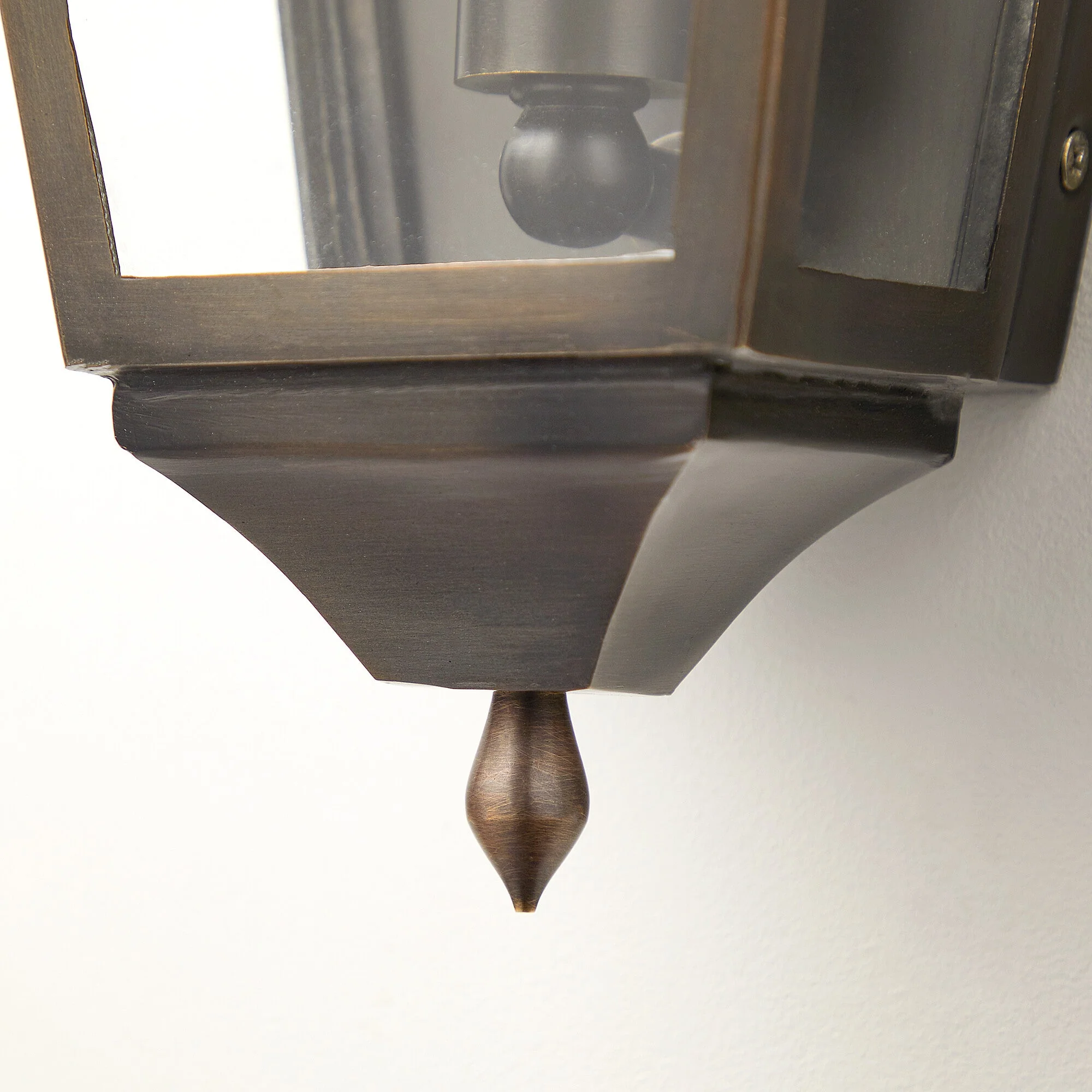 Westport IP44 exterior wall light in bronze - Image 4