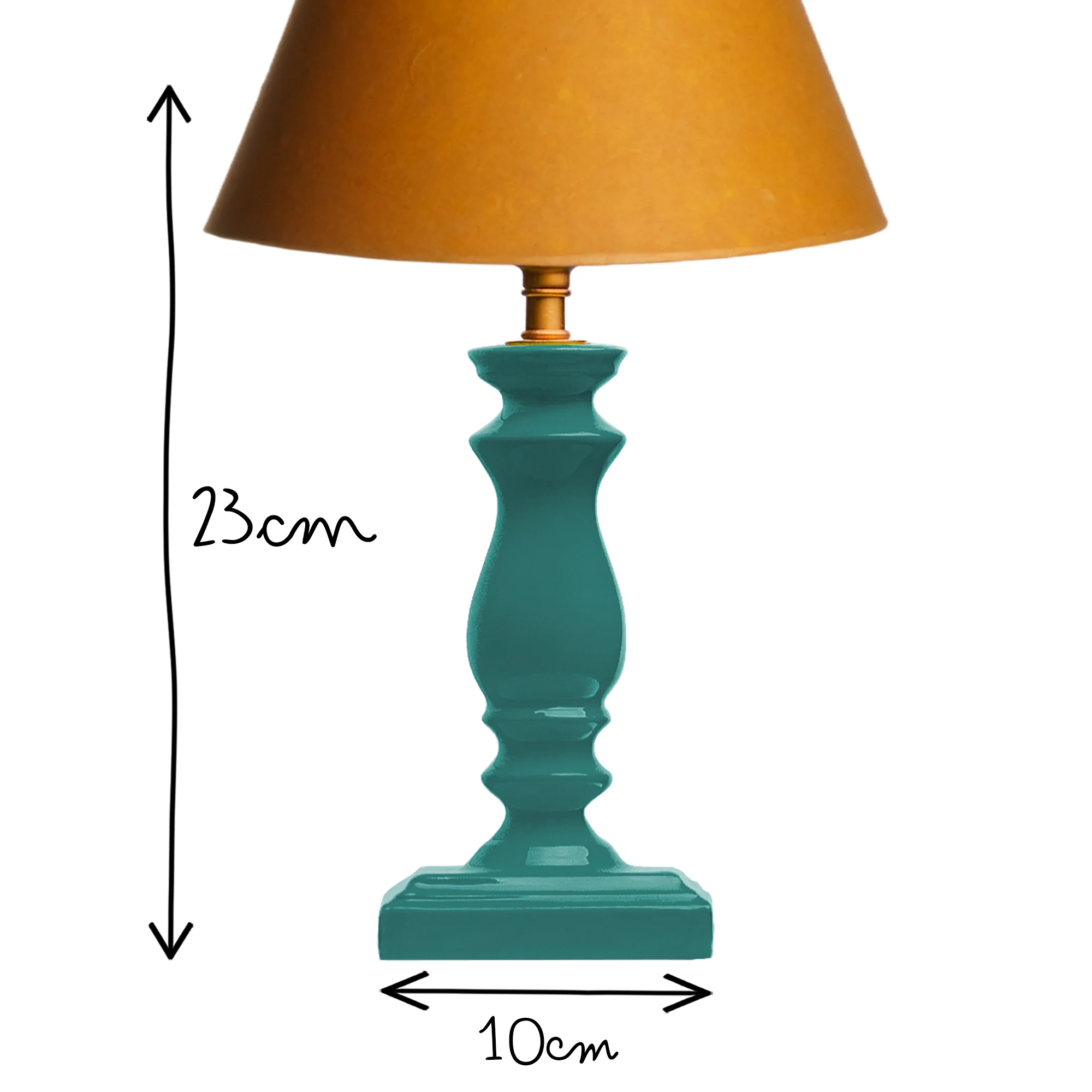 Wilma table lamp in turquoise - Image 10