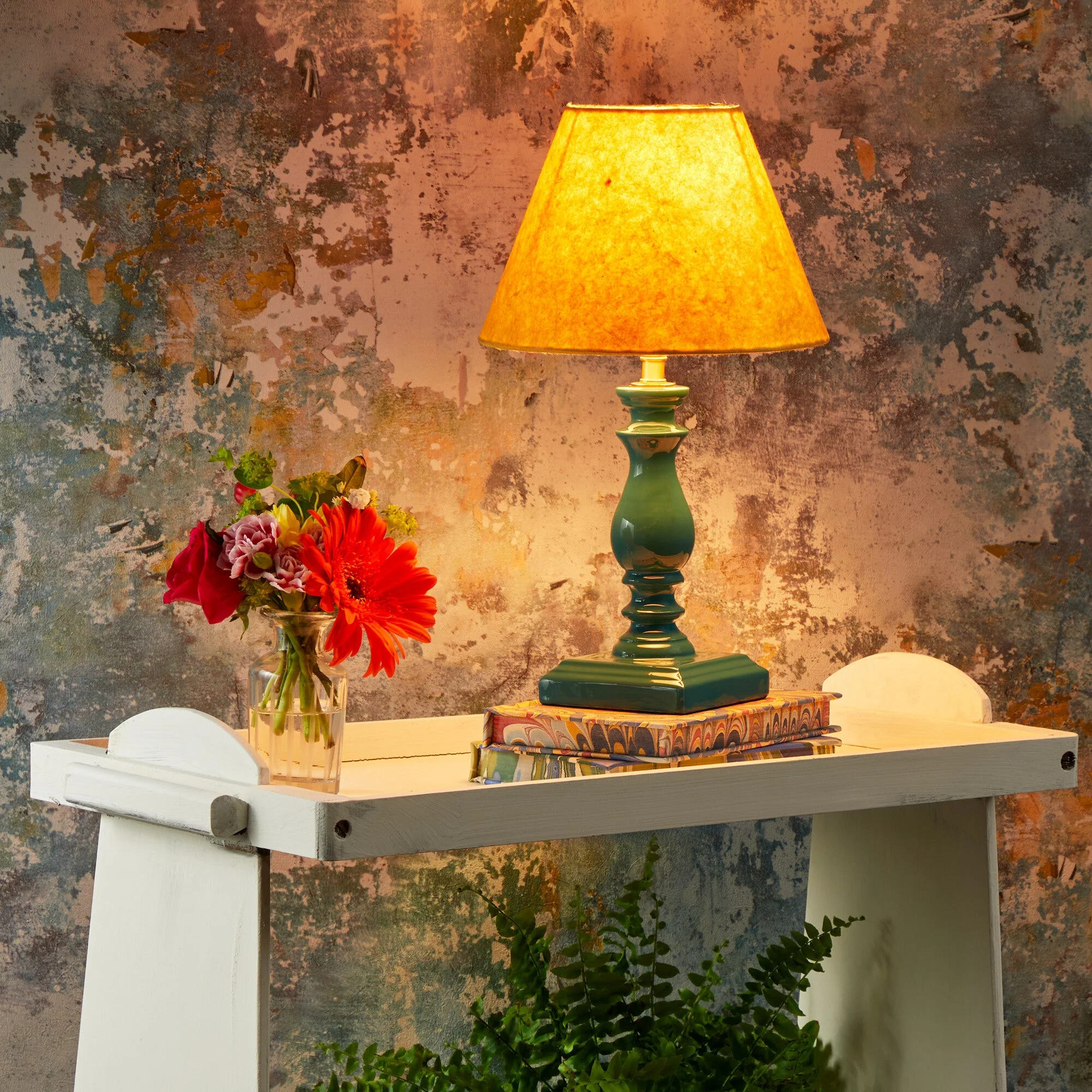Wilma table lamp in turquoise - Image 3