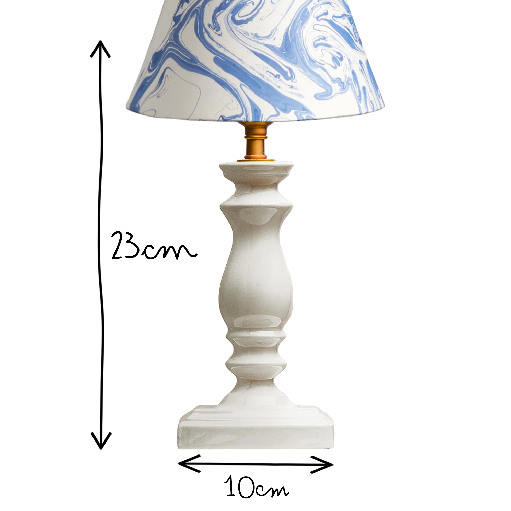Wilma table lamp in white - Image 10